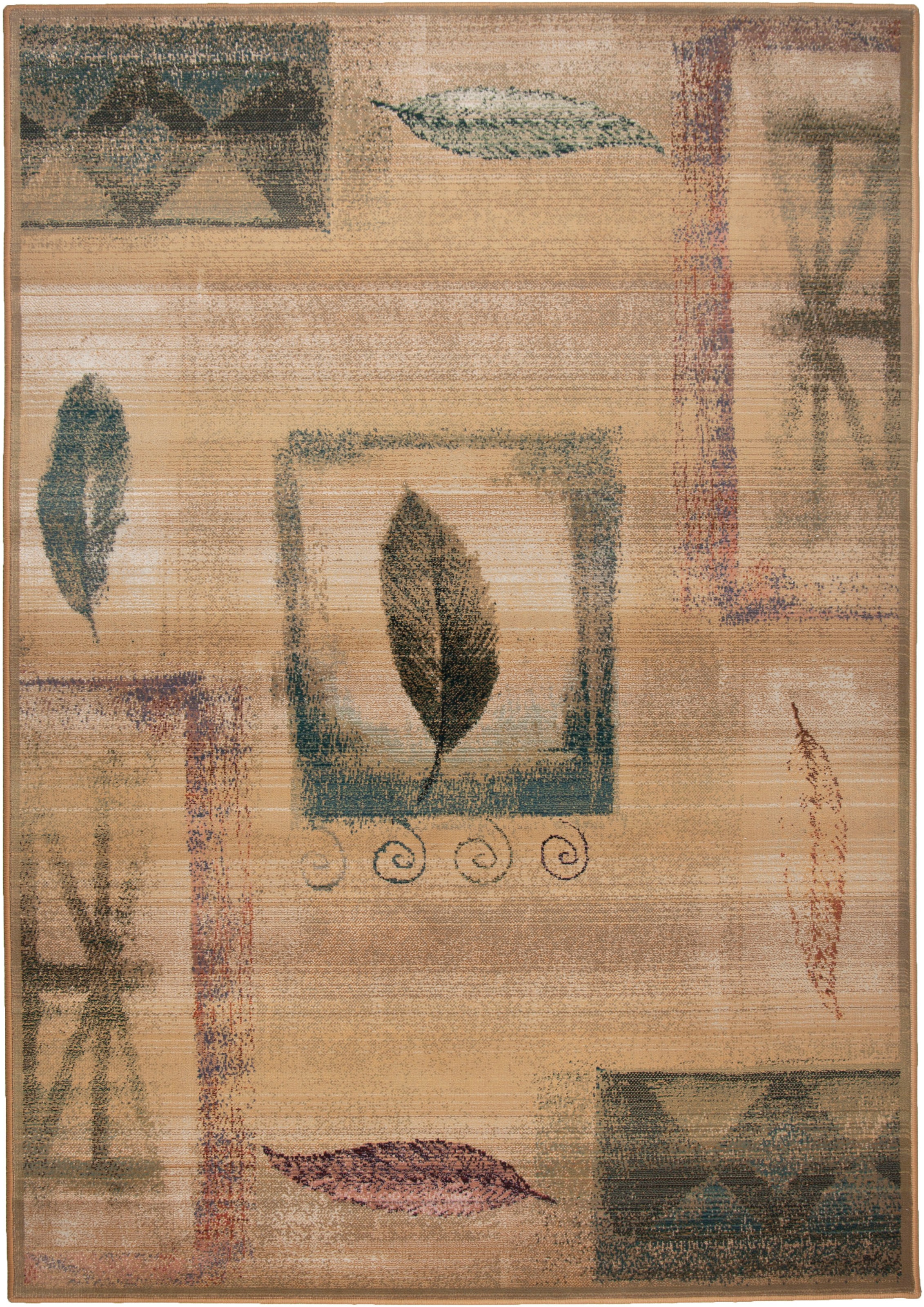 Image of THEKO Teppich "Gabiro 003" rechteckig 10 mm Höhe Kurzflor, modernes florales Design, Wohnzimmer