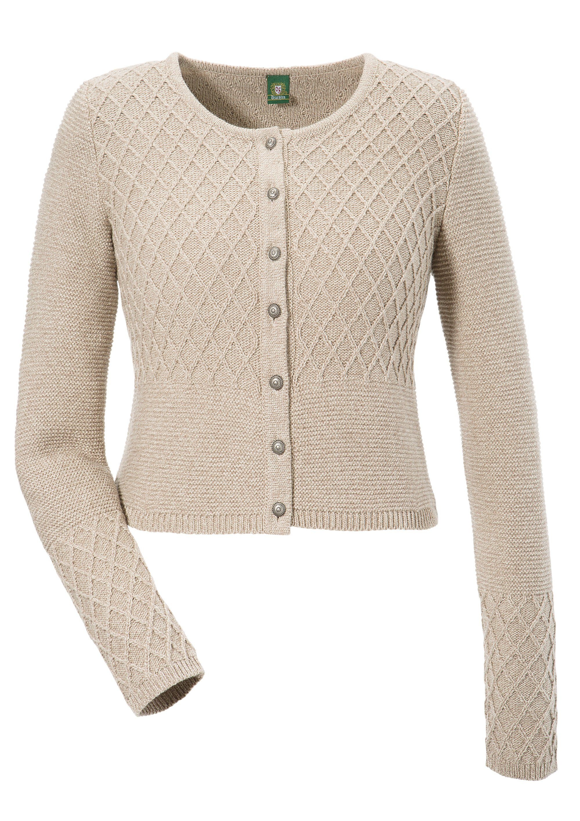 Image of OS-Trachten Trachtenstrickjacke, Damen mit Rautenmuster bei Ackermann Versand Schweiz