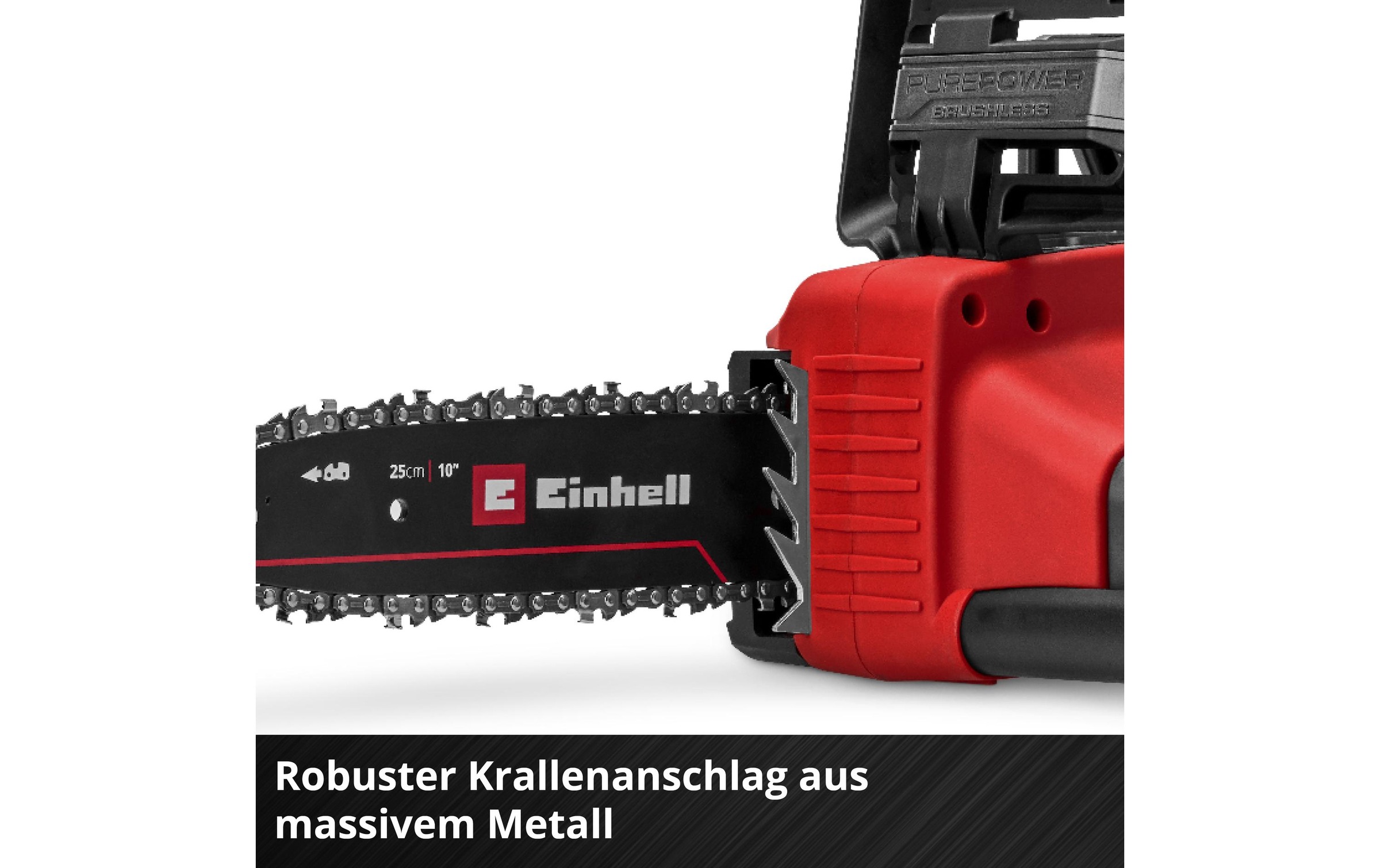 Einhell Akku-Kettensäge »Einhell GE-LC 18/25 Li BL-Solo Akku, bürstenlos, 25 cm«