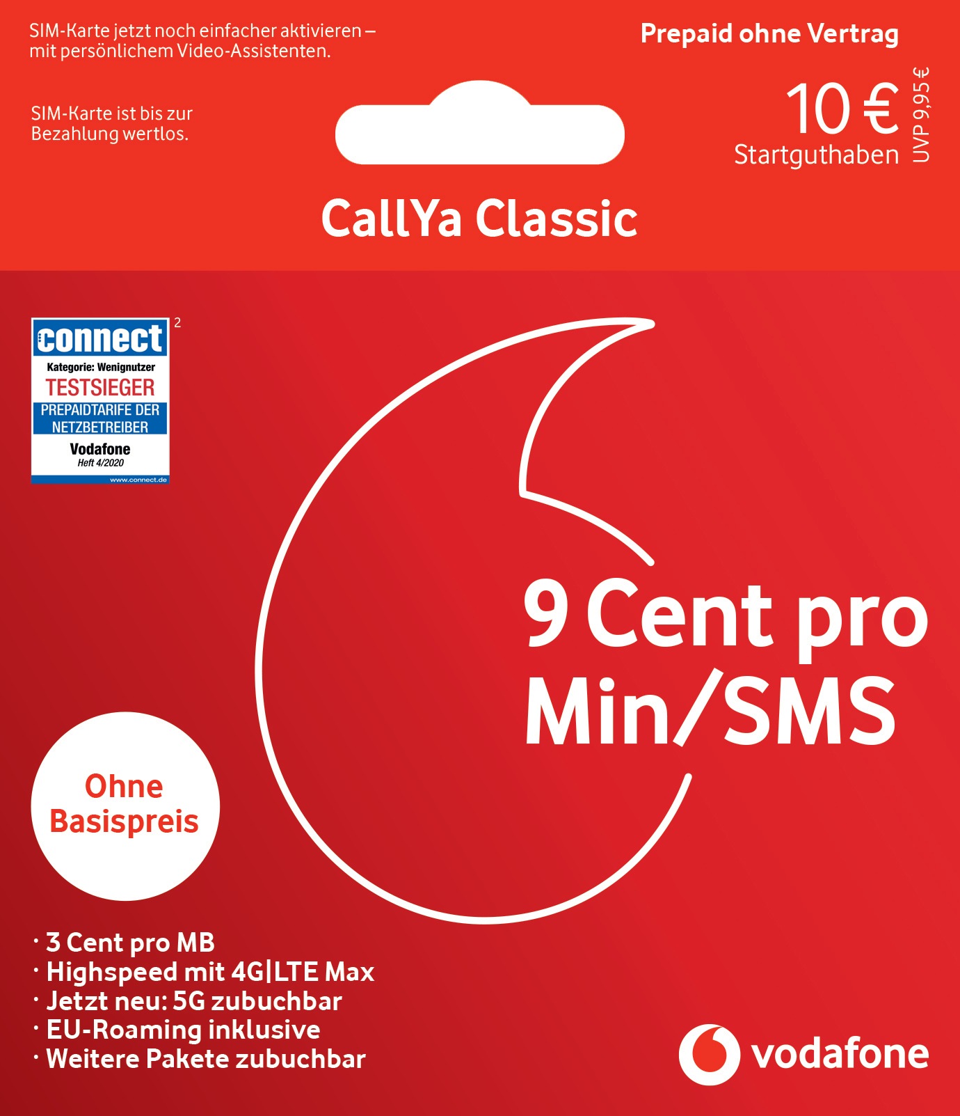 Image of Vodafone Prepaidkarte »CallYa Classic« bei Ackermann Versand Schweiz