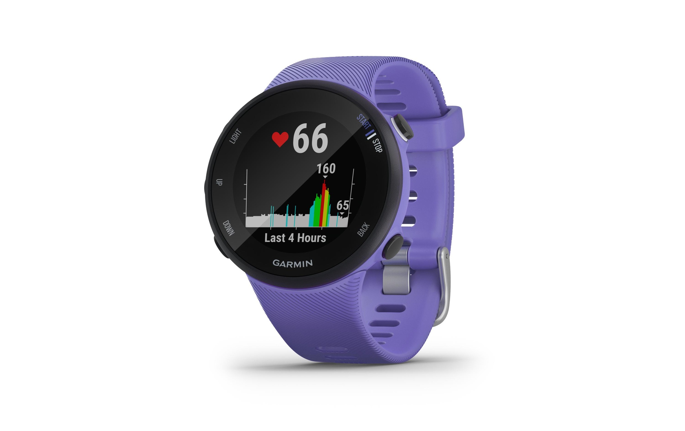 Garmin Fitnessuhr »GPS-Sportuhr Forerunner 45S Violett«,)