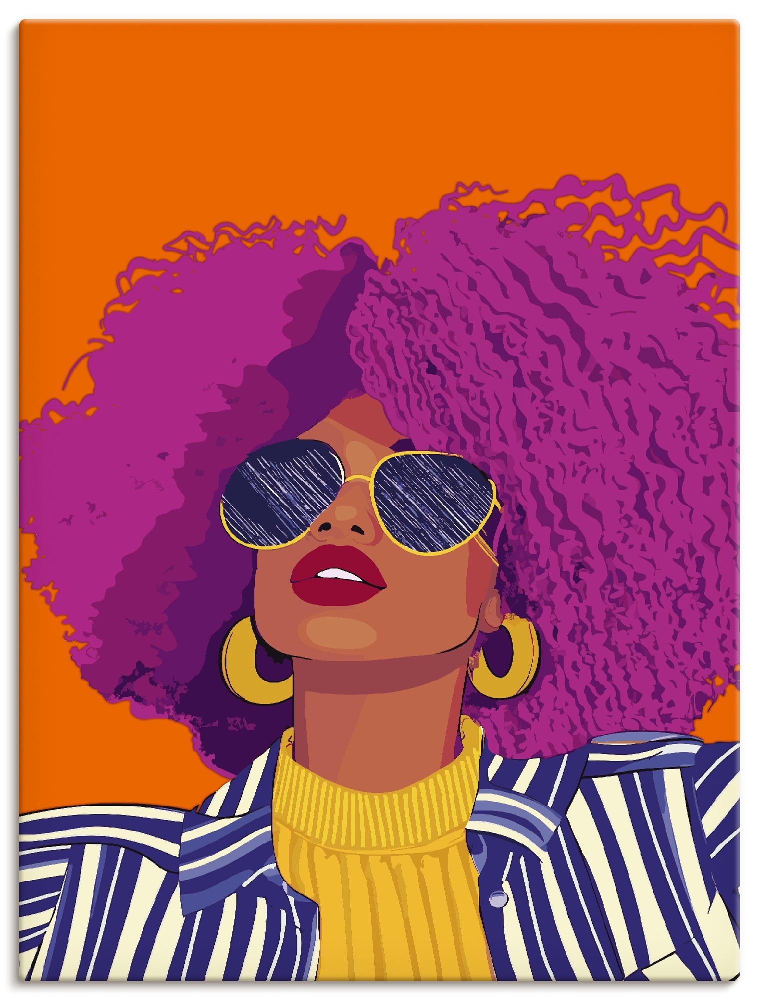 Image of Artland Wandbild "Woman with sunglasses" Portrait 1 Stk. tlg. als Alubild, Leinwandbild, Poster, Wandaufkleber in verschied. Grössen