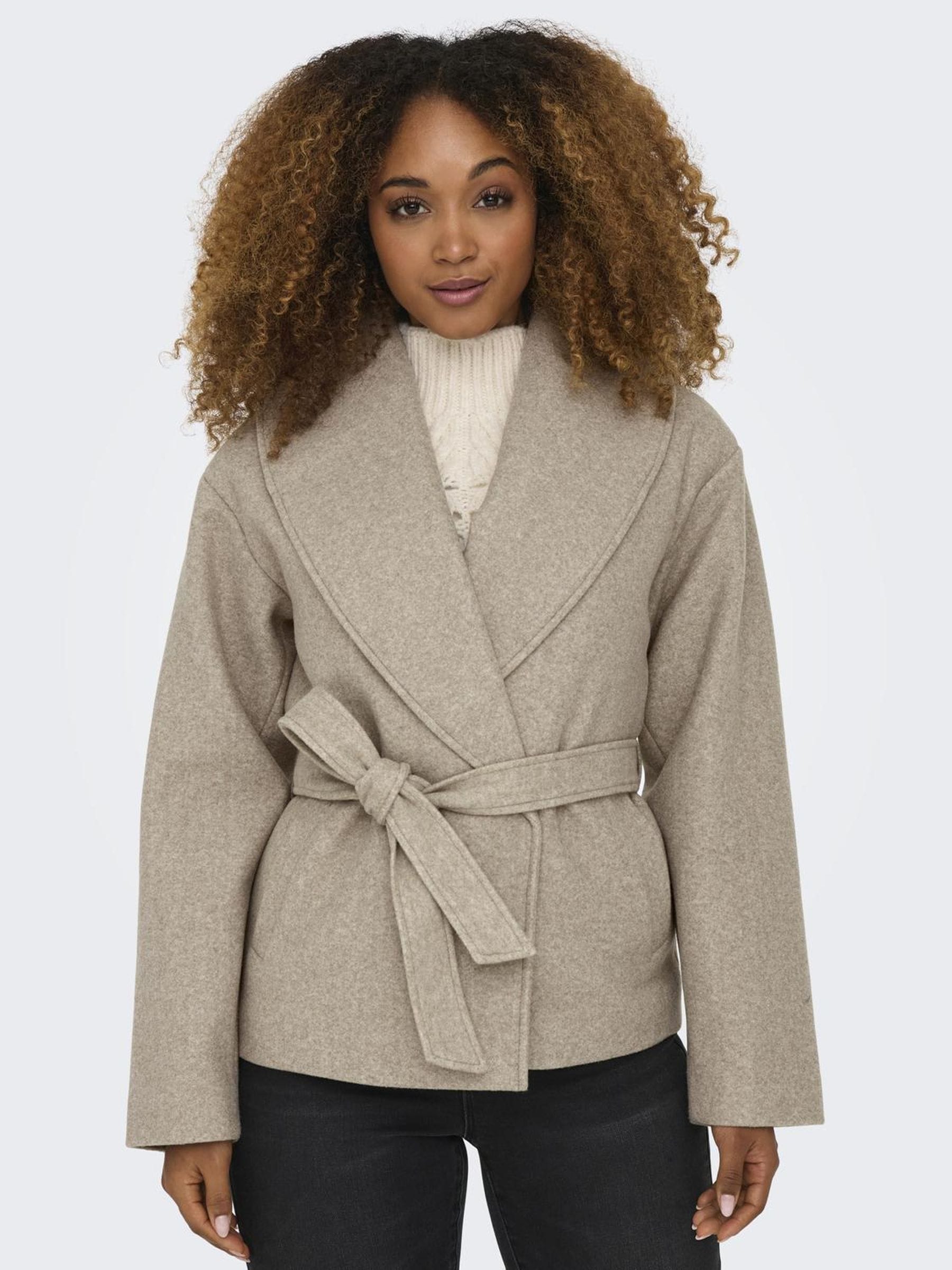 Image of ONLY Kurzmantel "ONLAUGUSTA LIFE SHORT COAT OTW" Kunstfaser