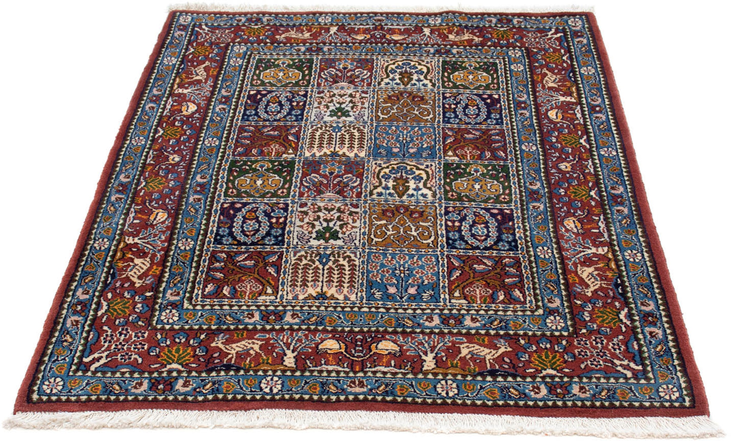 Image of morgenland Orientteppich »Perser - Classic - 140 x 102 cm - mehrfarbig«, rechteckig, 10 mm Höhe, Wohnzimmer, Handgeknüpft, Einzelstück mit Zertifikat bei Ackermann Versand Schweiz
