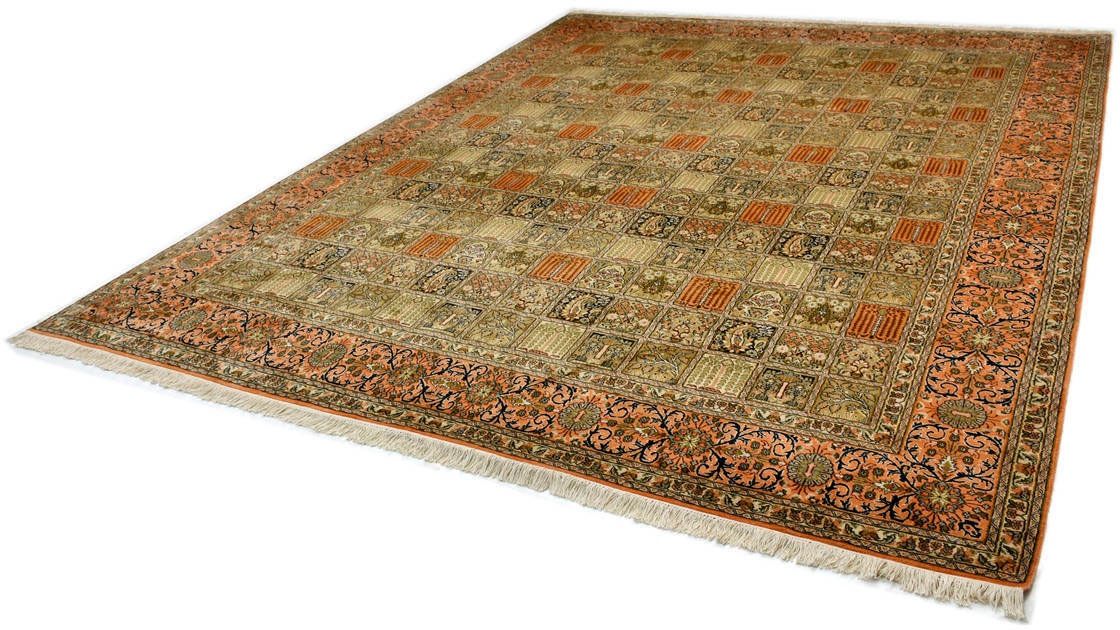 Image of Kayoom Seidenteppich »Gum 12148«, rechteckig, 10 mm Höhe, Einzelstück mit Zertifikat, Wohnzimmer bei Ackermann Versand Schweiz