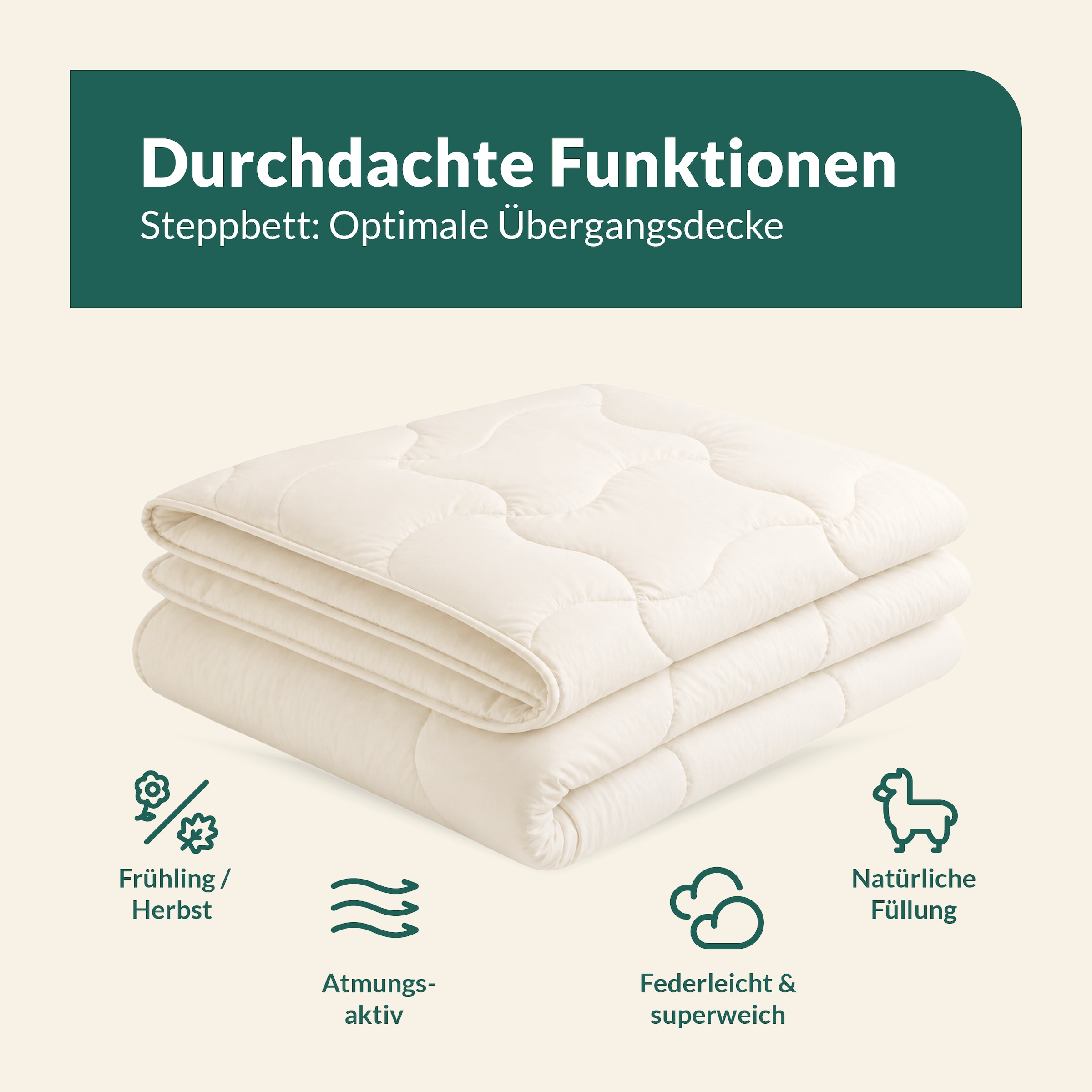 fan Naturhaarbettdecke »Baby Alpaka, Bettdecke in 135x200 und weiteren Grössen erhältlich« normal Füllung 97% Alpaka & 3% sonstige Faser 1 Stk. tlg. Bettdecke aus Naturhaar hergestellt in Deutschland