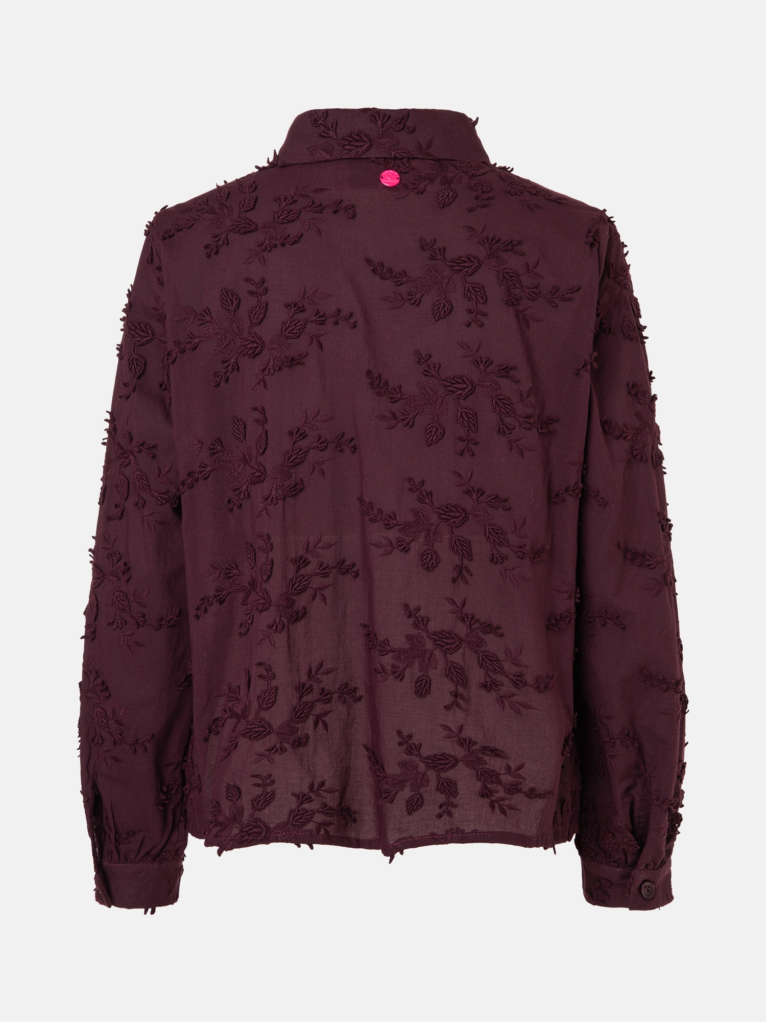 Lieblingsstück Hemdbluse »FaridaL« mit floralen Details, Baumwolle
