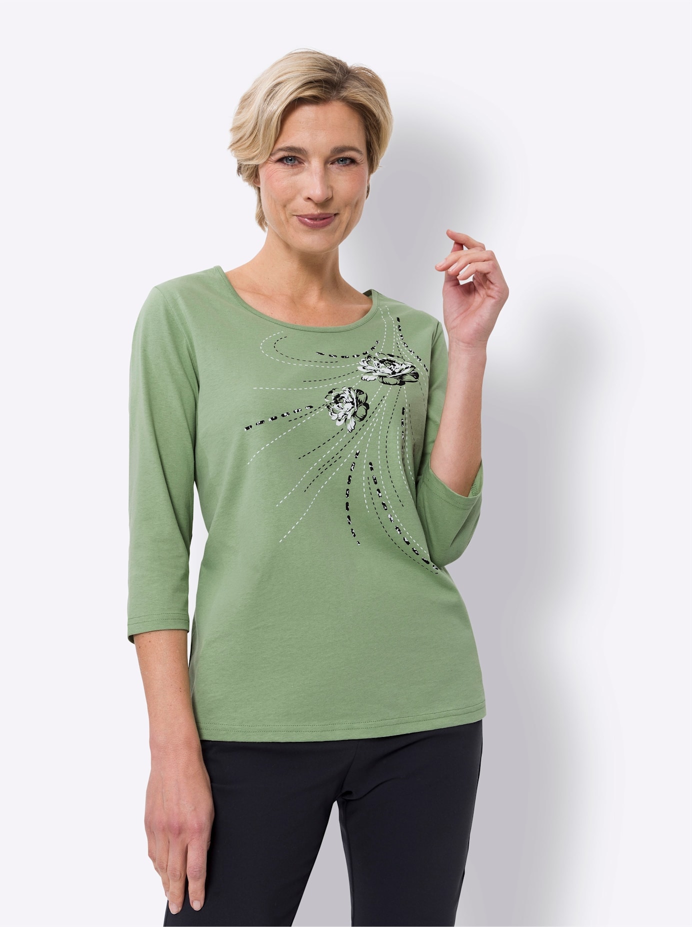 Classic Basics T-Shirt "3/4-Arm-Shirt" 1 Stk.