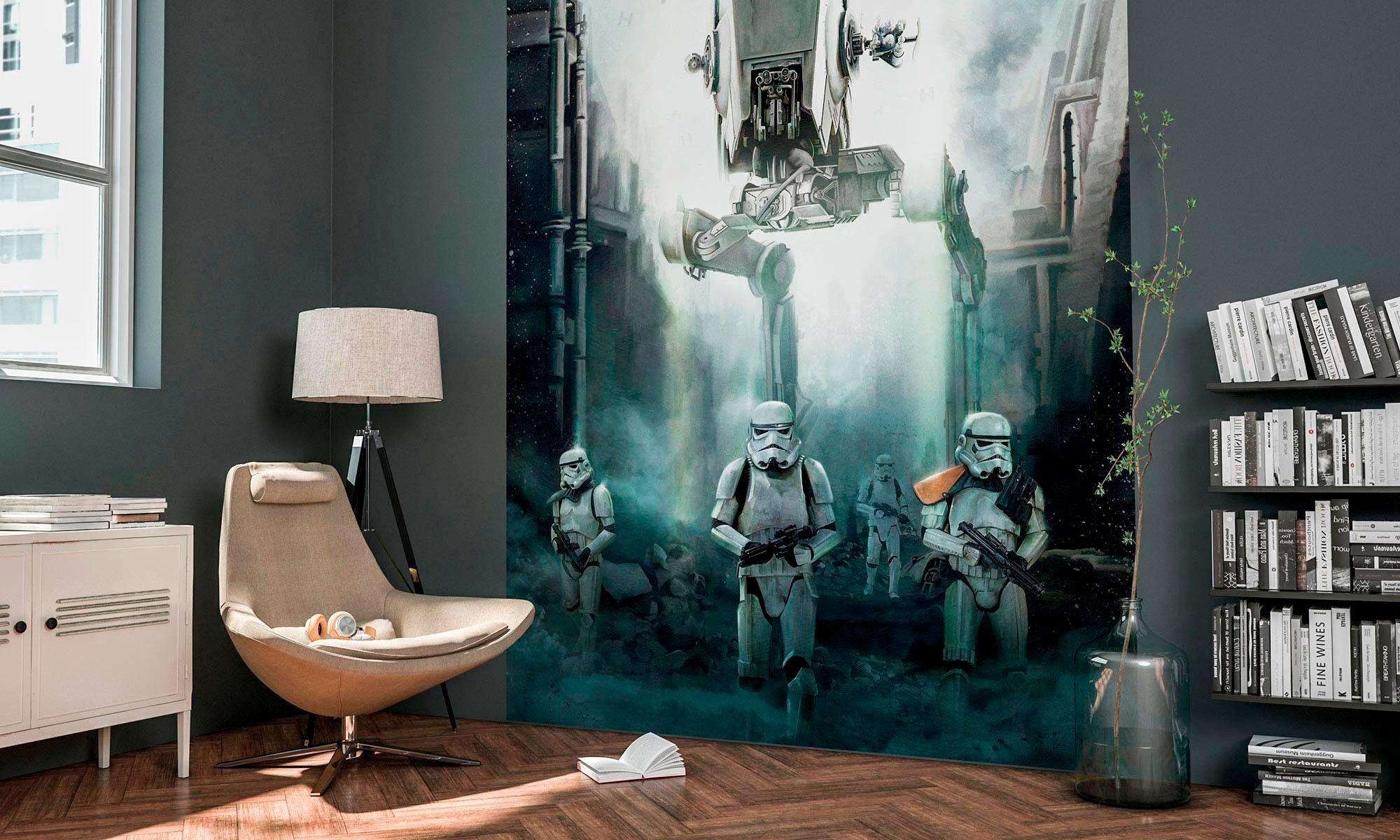 Komar Vliestapete »Digitaldruck Vlies - Star Wars Imperial Forces - Grösse 200 x 250 cm«, bedruckt, Kinderzimmer