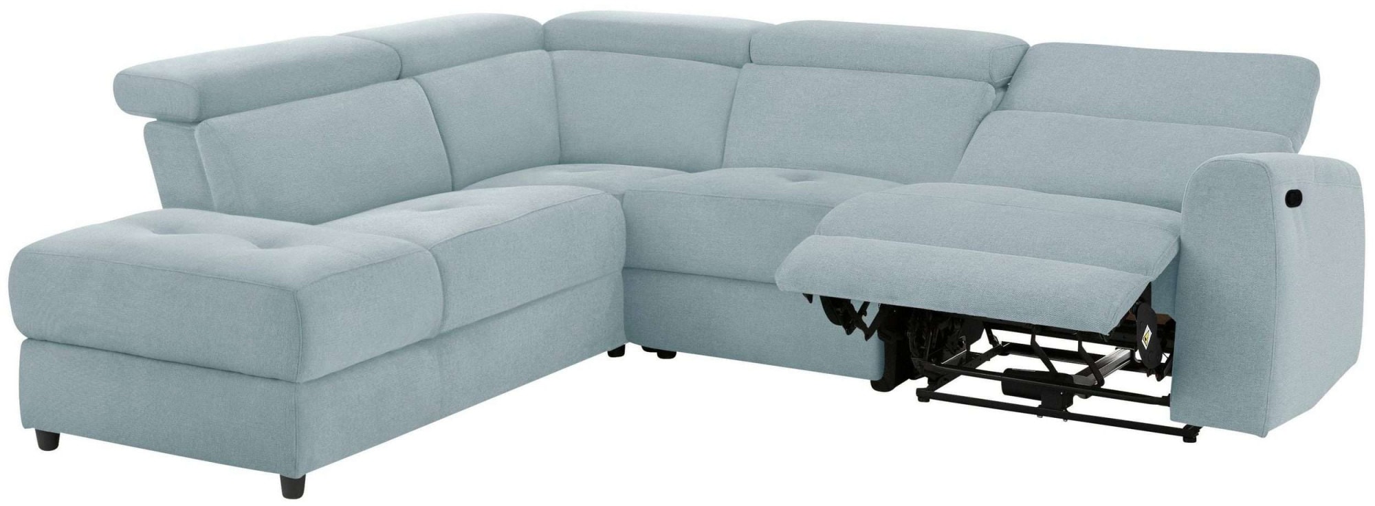 Home affaire Ecksofa »Sentrano, L-Form,« 273 cm, man. o. elektr. Relaxfunktion und USB/Kopfverstellung