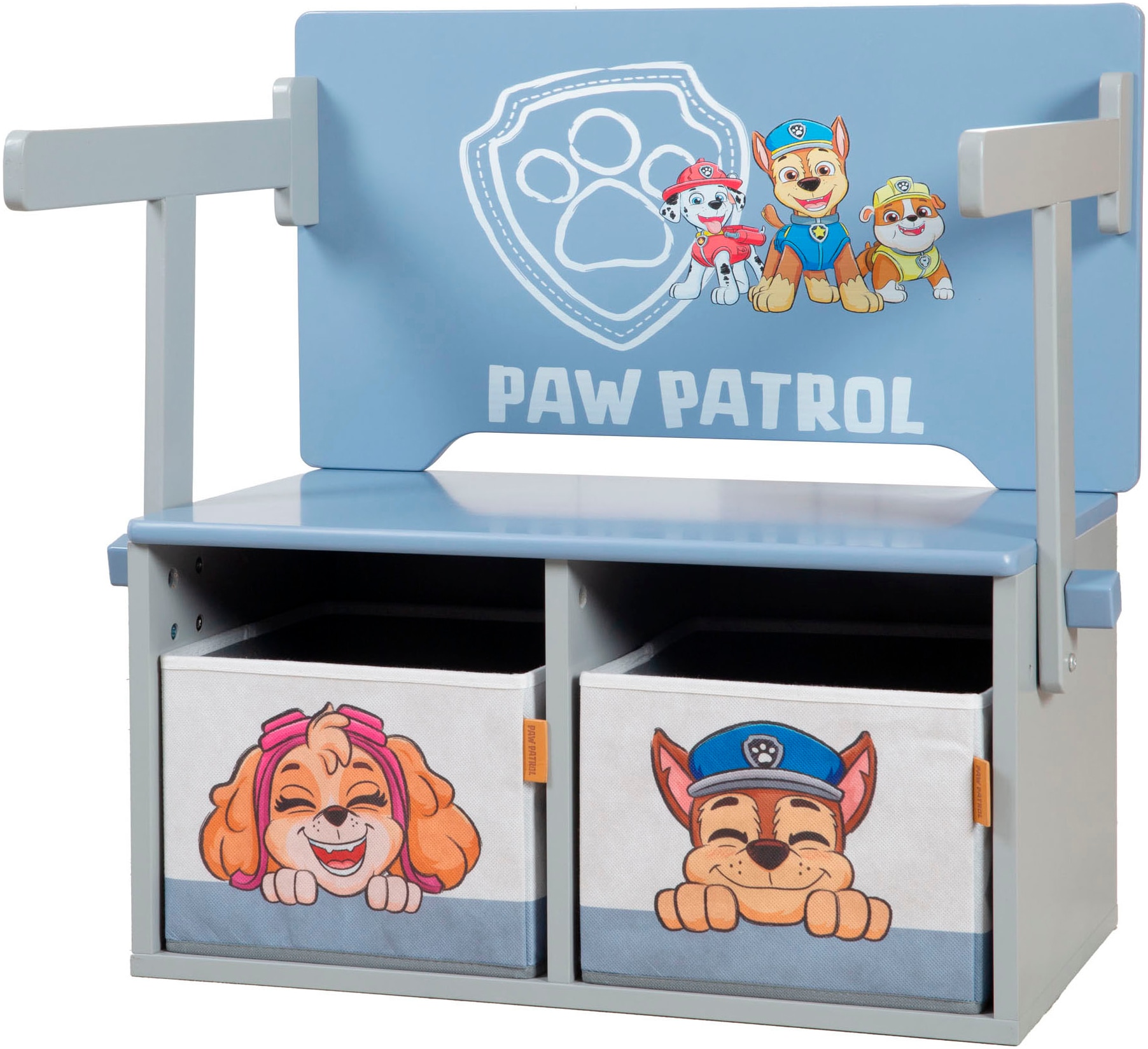 Image of roba Sitzbank "Paw Patrol" mit 2 Aufbewahrungsboxen