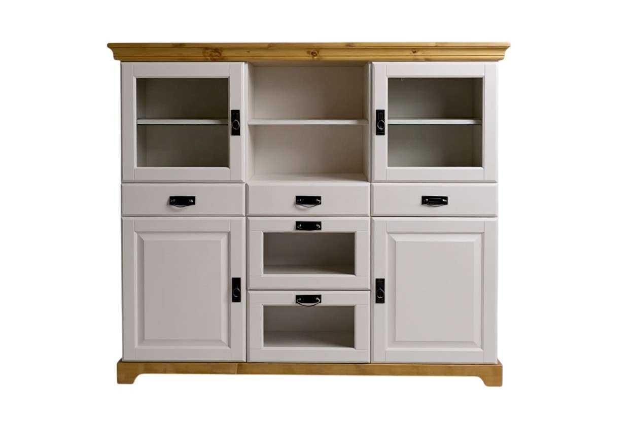 Image of GOODproduct Sideboard "Rügen" aus massiver Kiefer, Breite 145 cm, made in EU