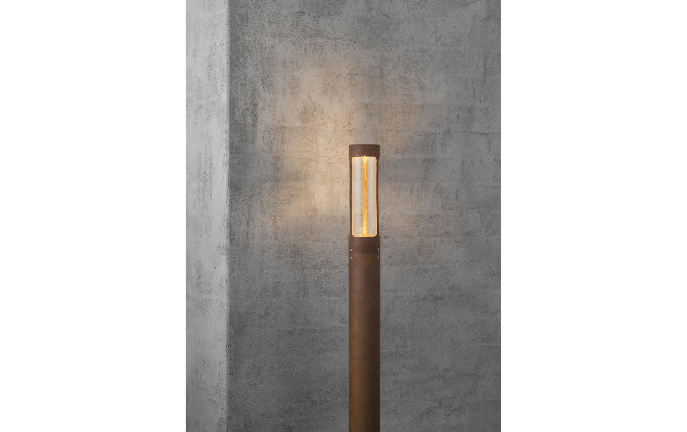 Nordlux Lampe de socle »Helix« Corten Stahl, IP 44