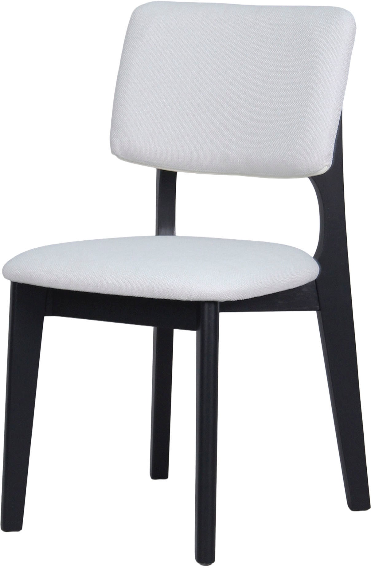 byLIVING Chaise de salle à manger »Elsa« (Set) 2 cuismodern gemütlicher Massiv - Holzstuhl mit hochwertigem Webstoffpolster