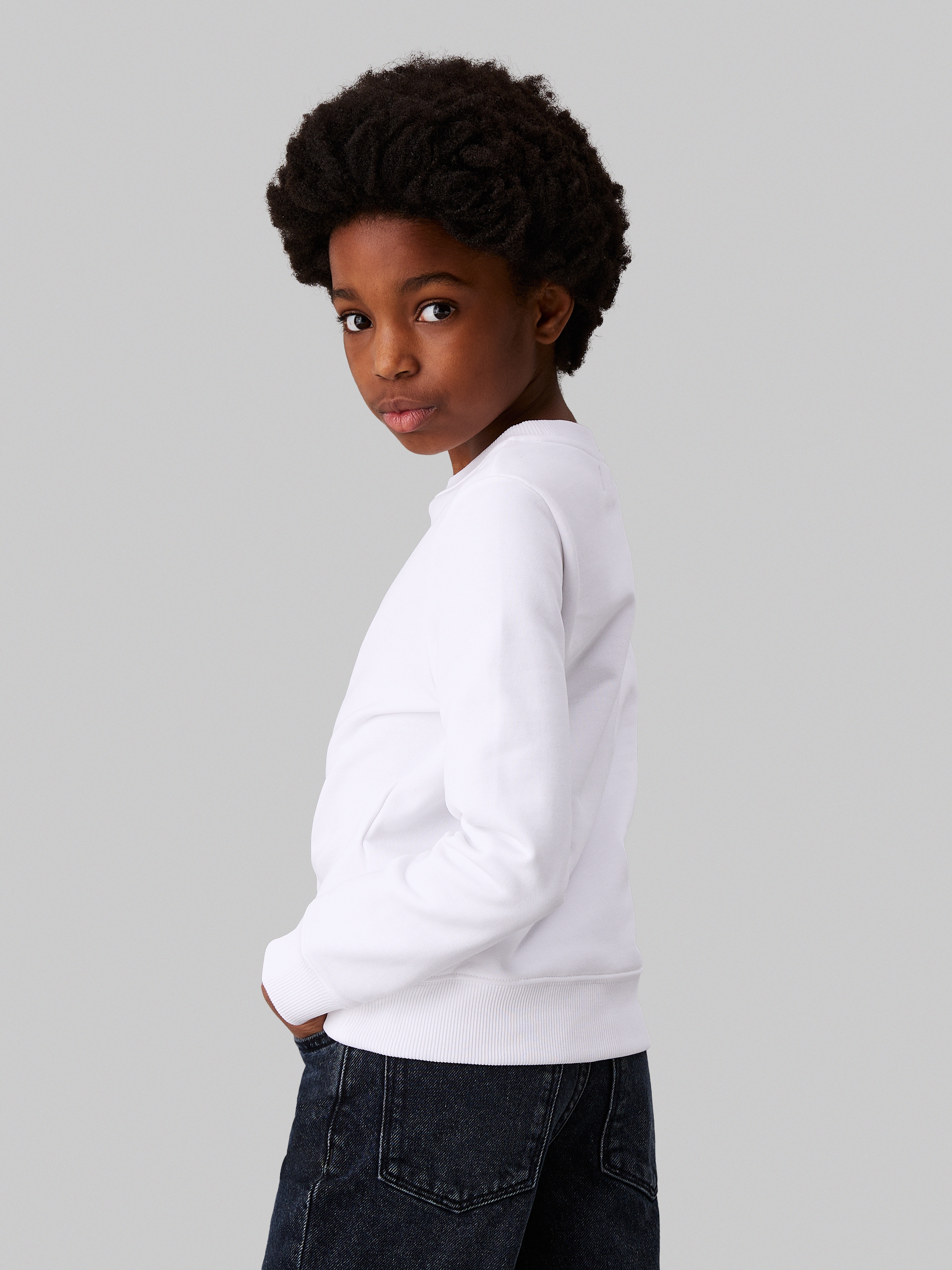 Calvin Klein Jeans Sweatshirt »INST. LOGO REGULAR CN«, mit Logoschriftzug