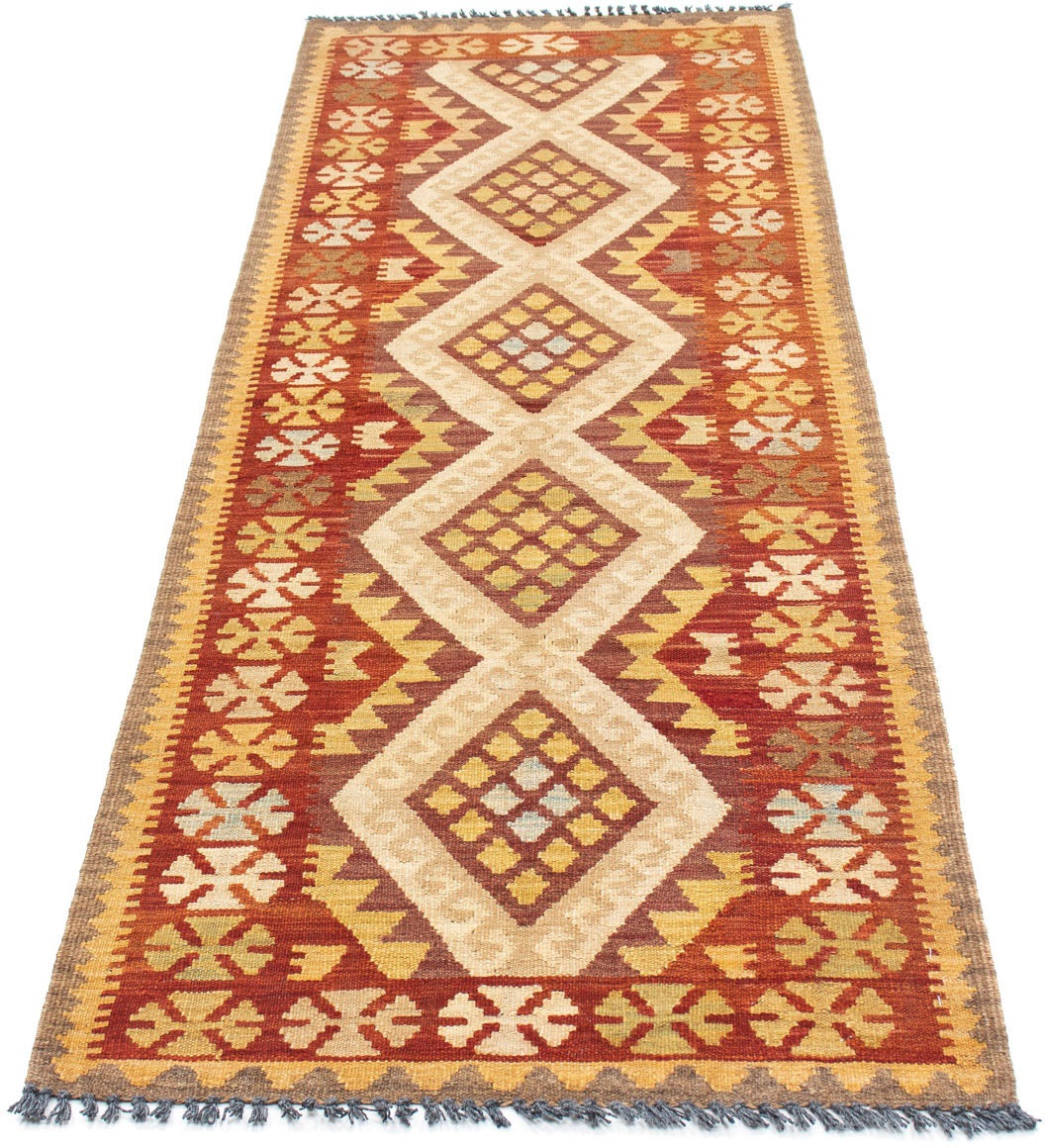 Image of morgenland Läufer »Kelim Medaillon Beige 210 x 68 cm«, rechteckig, 0,4 mm Höhe, OrientOptik bei Ackermann Versand Schweiz