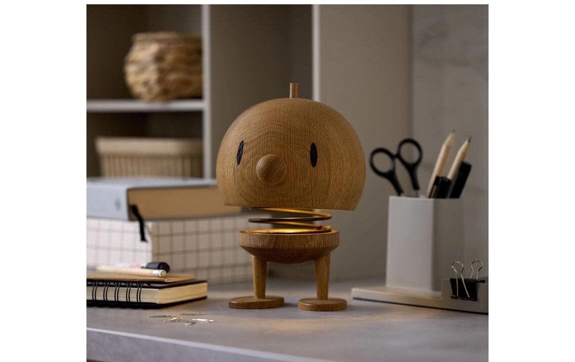 HOPTIMIST Tischleuchte »Hiotunust Eiche L, 10 x 10 x 15 cm« 1 Stk. Warmweiss