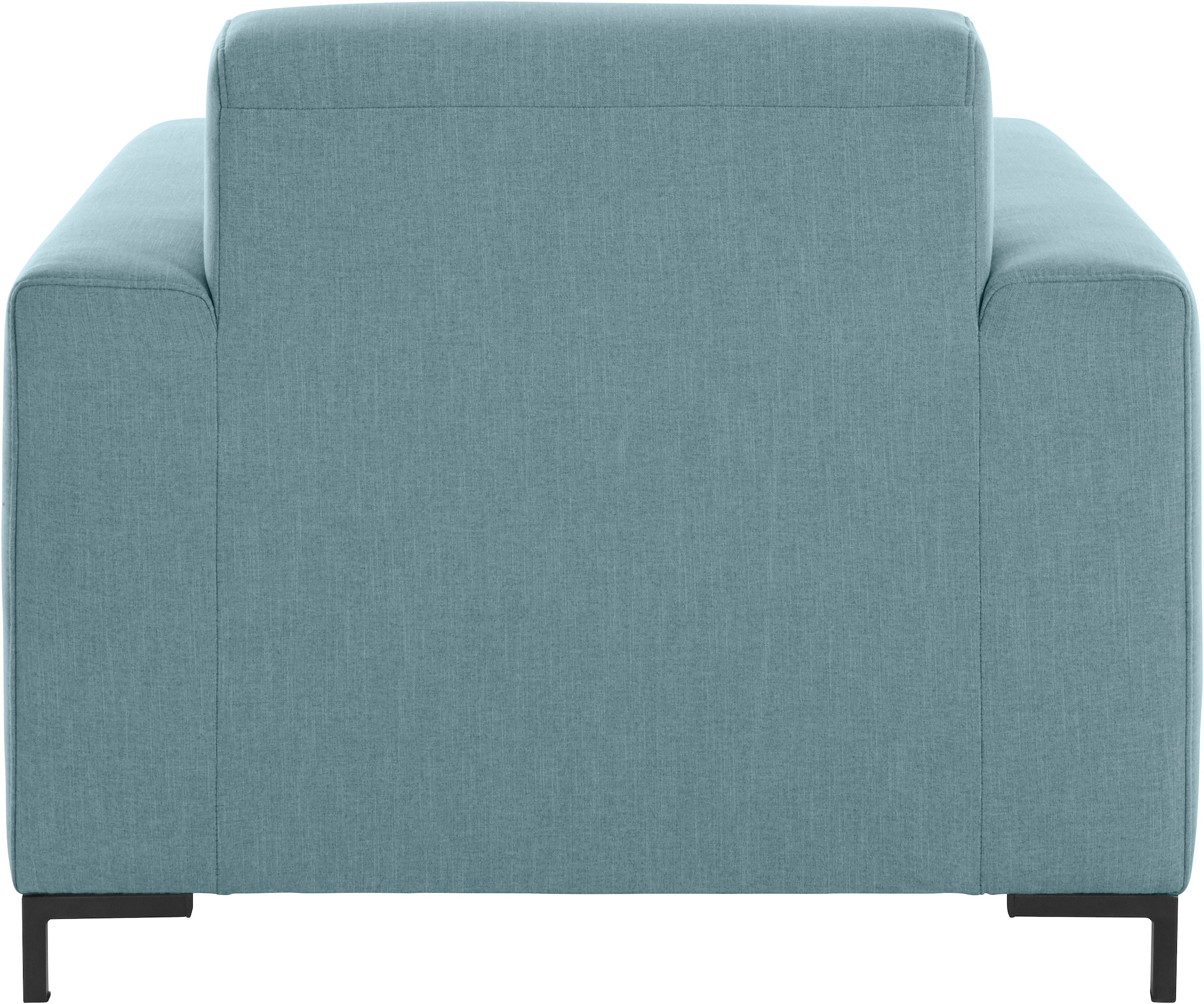 GOODproduct Sessel »Grazzo«, hochwertige Stoffe aus recyceltem Material, Steppung im Sitzbereich