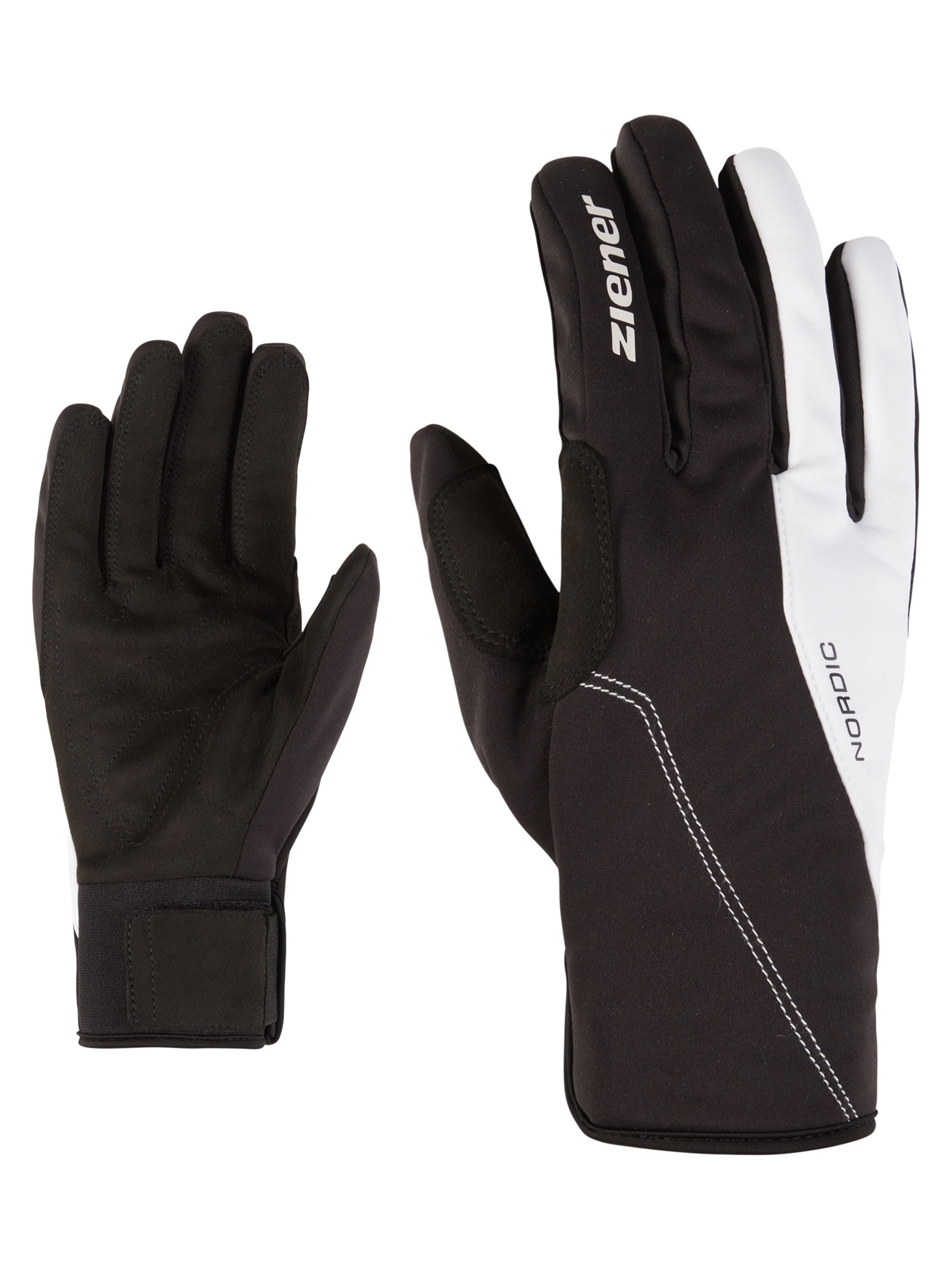 Ziener, Unisex, »ULTIMANA PR«, unifarben mit farbeinsatz, 6, warme, weich gefütterte Langlaufhandschuhe