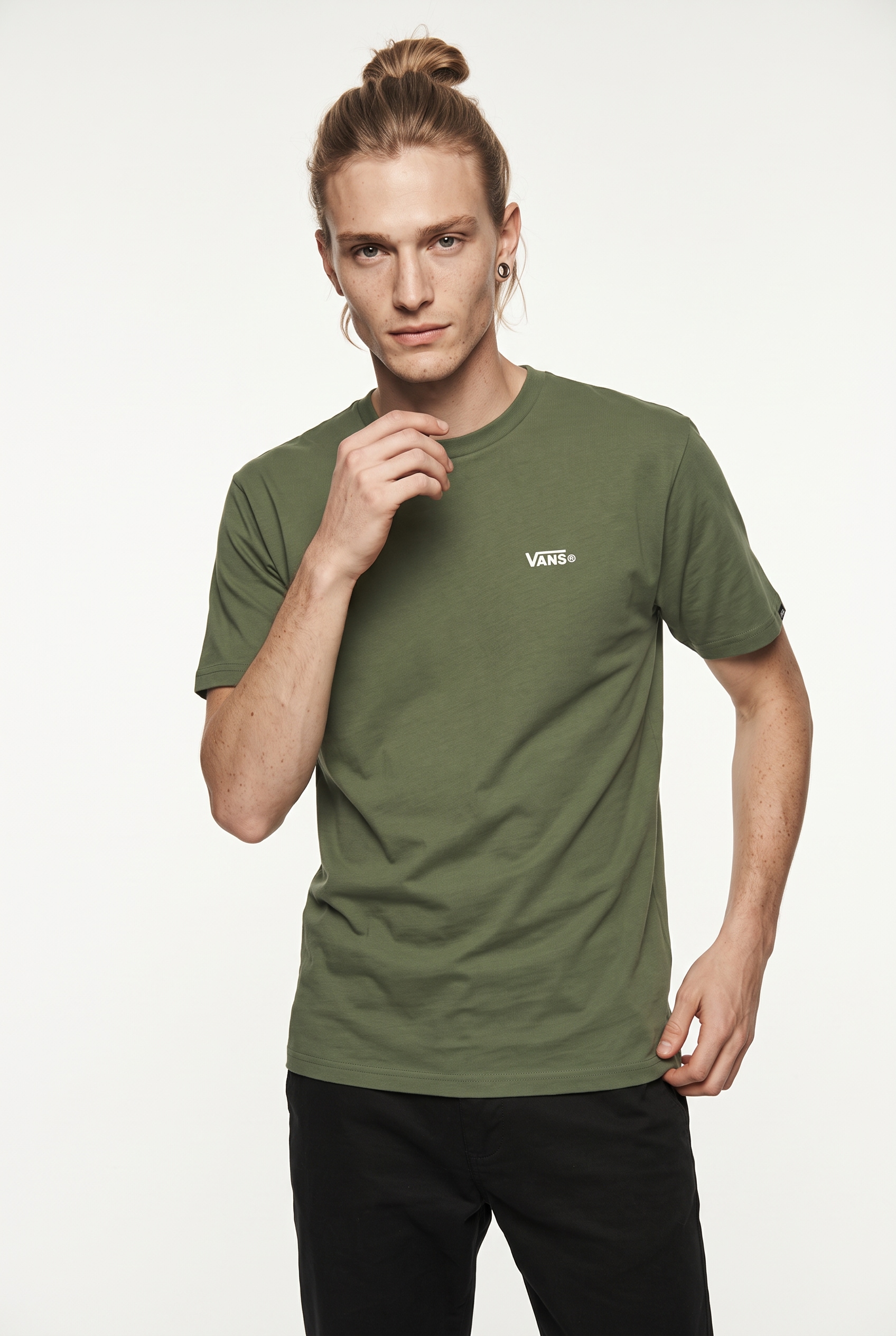 Image of Vans T-Shirt "New Left Chest SS Tee" mit sportlichem Stil, Kurzarmdesign, aus Baumwolle
