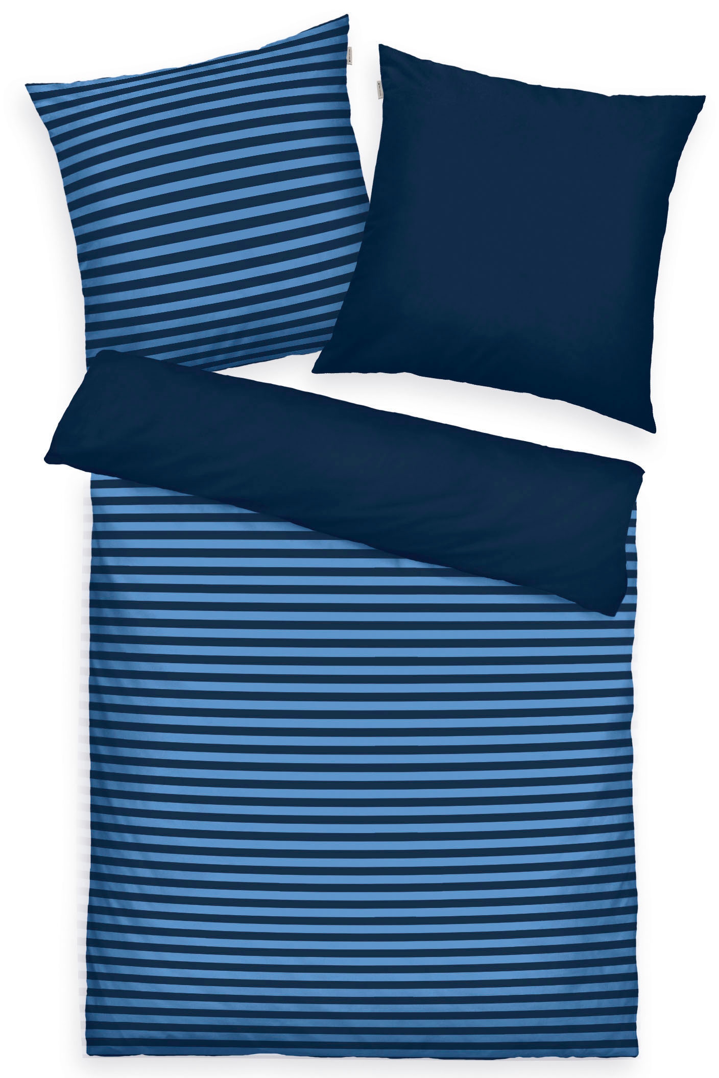 TOM TAILOR HOME Linge de lit »MEDIUM STRIPES in Gr. 135x200cm, 155x220cm oder 200x220cm« 2 cuis new bedroom, avec fermeture éclair de marque colorée