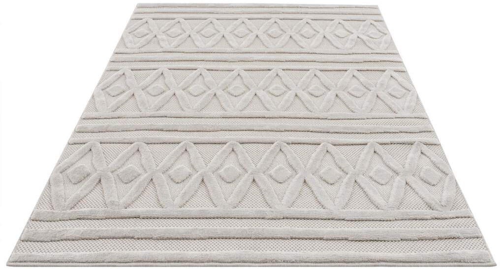 Image of Carpet City Teppich »SANTORINI 58538«, rechteckig, 5 mm Höhe, In/- Outdoor geeignet, 3D-Effekt, Boho Stil, Wohnzimmer, Balkon, Terrasse bei Ackermann Versand Schweiz