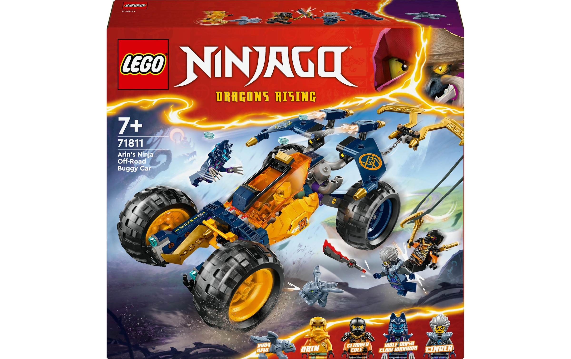 LEGO® Spielbausteine »Ninjago Arins Ninja-Geländebuggy 71811«, (267 St.)