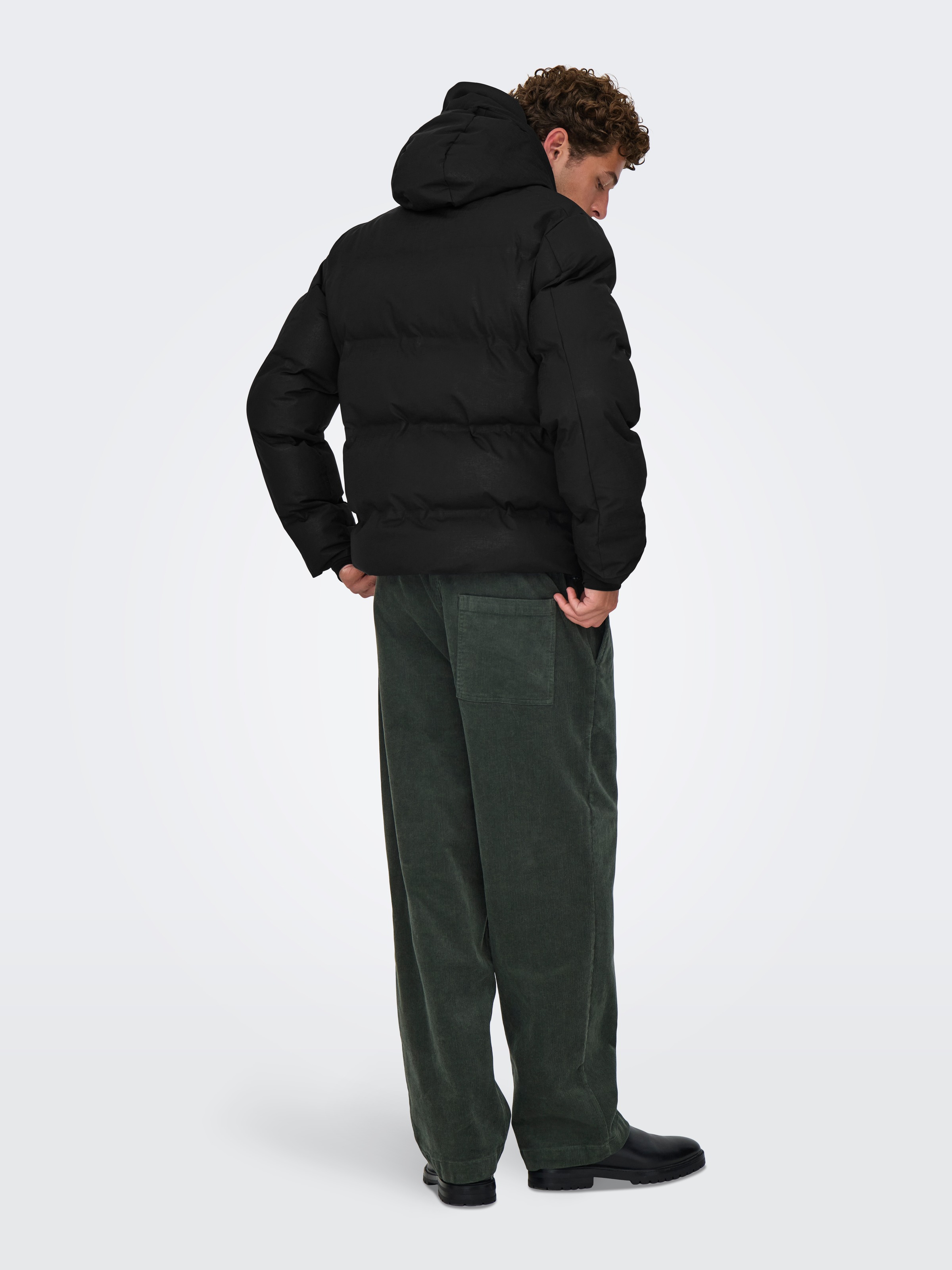 ONLY & SONS Steppjacke »ONSMATHIS PUFFER OTW« mit Kapuze