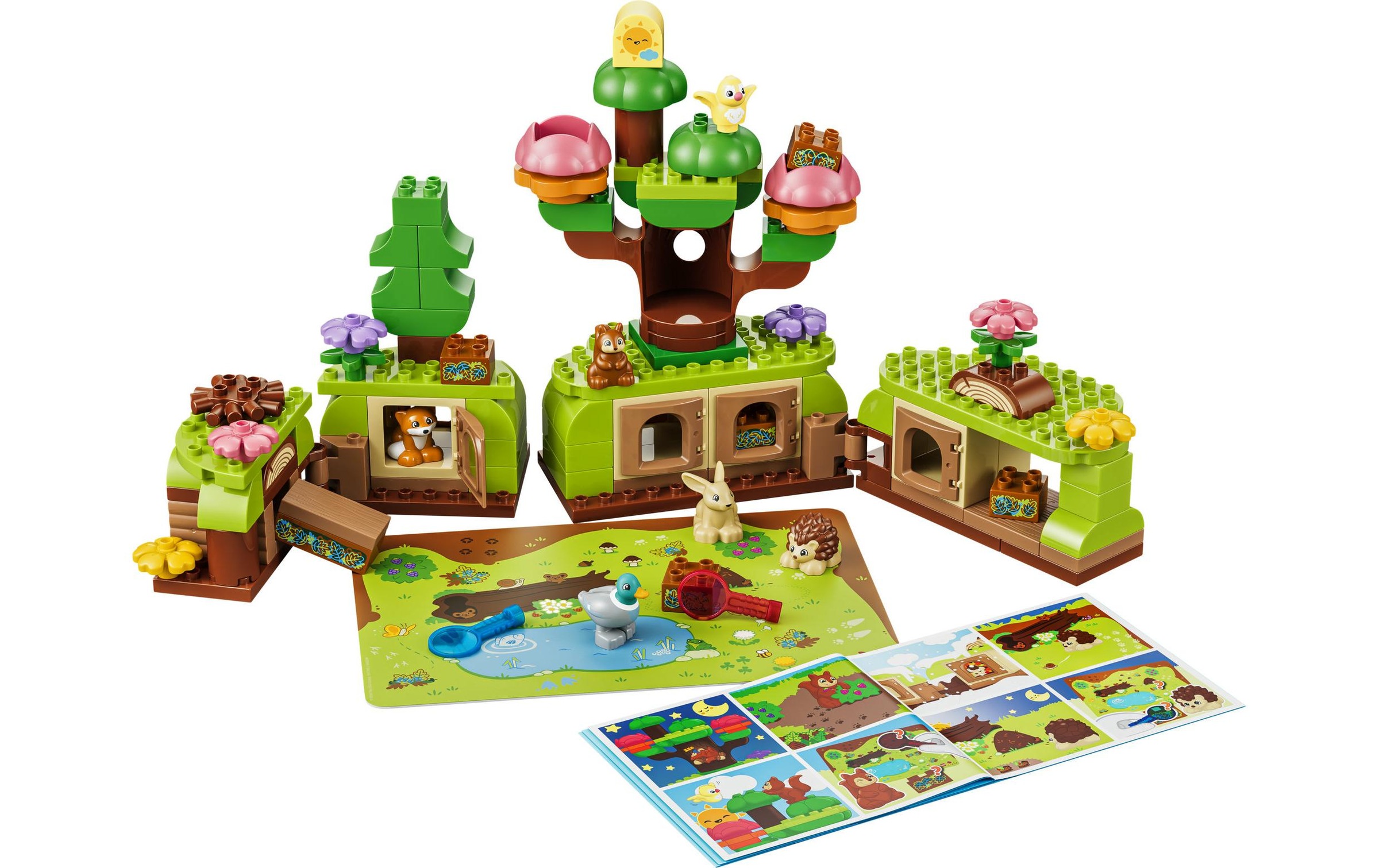 LEGO® Konstruktionsspielsteine »Wald mit wilden Tieren (10480), LEGO DUPLO Town« Made in Europe