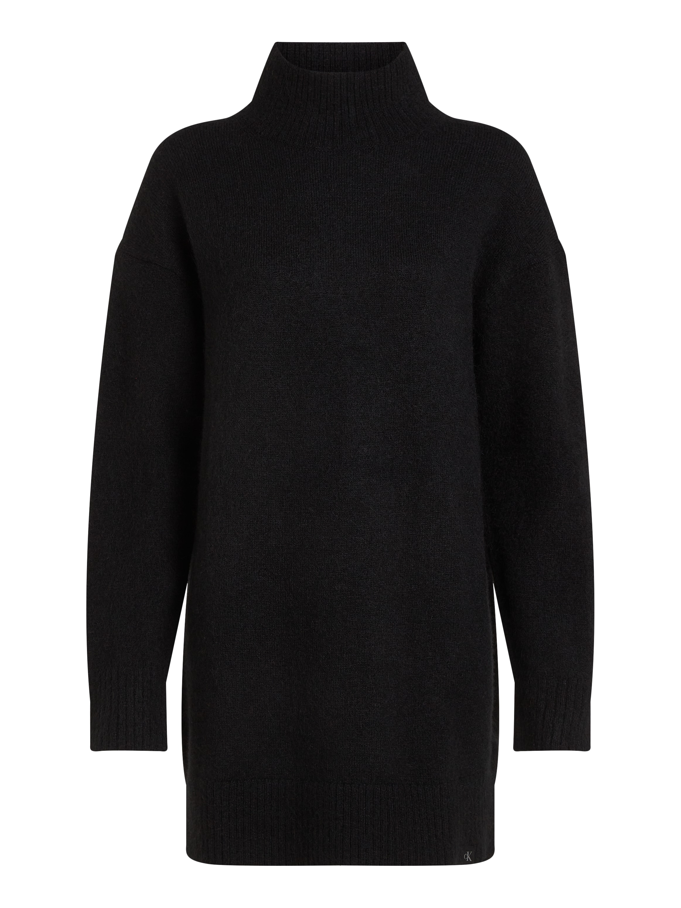 Calvin Klein Jeans Jerseykleid »FLUFFY YARN LOOSE SWEATER DRESS«, mit Logostickerei
