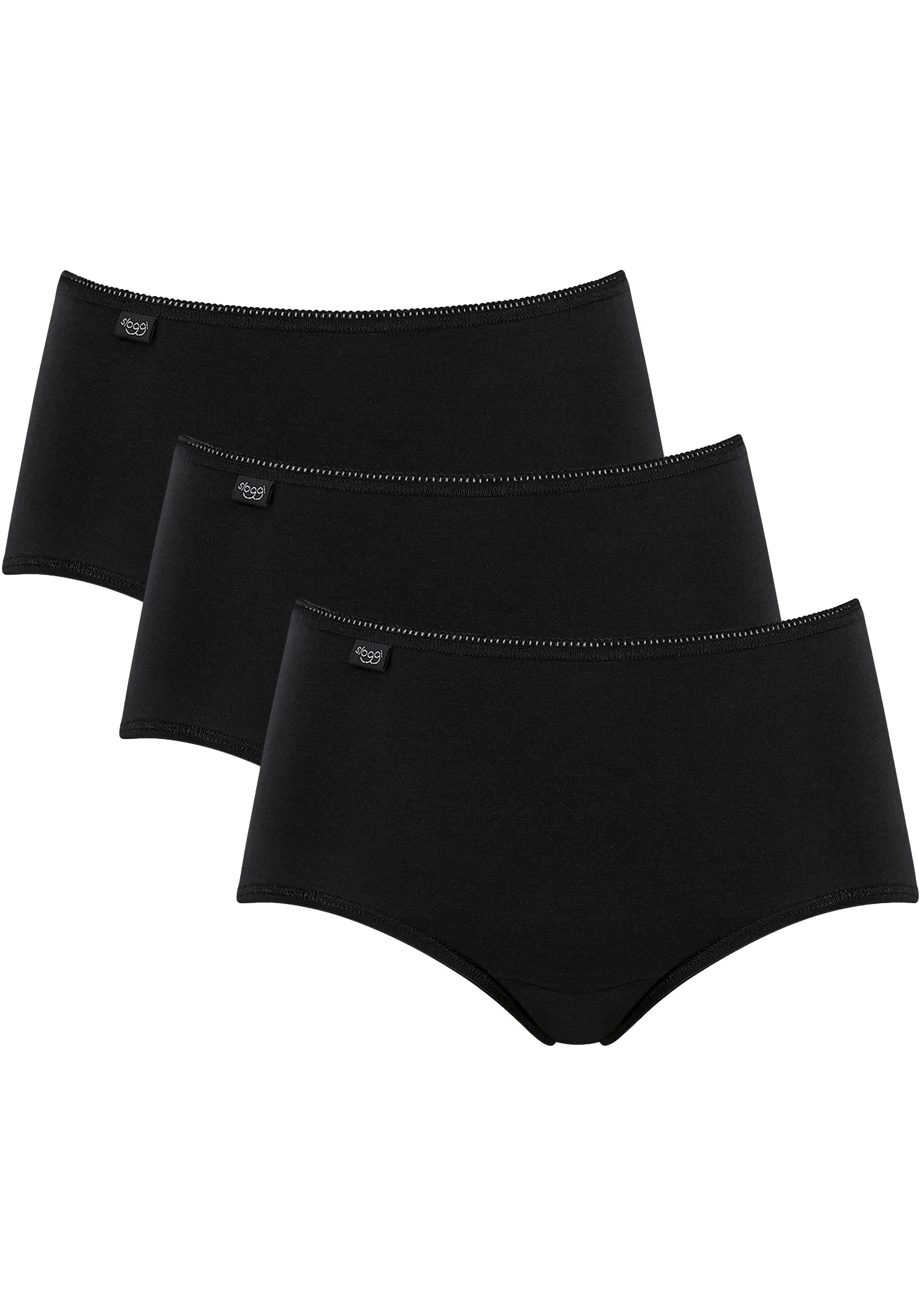 Image of sloggi Midislip "24/7 Cotton" 3er Pack, Spitze, blickdicht, weiche Baumwollmischung