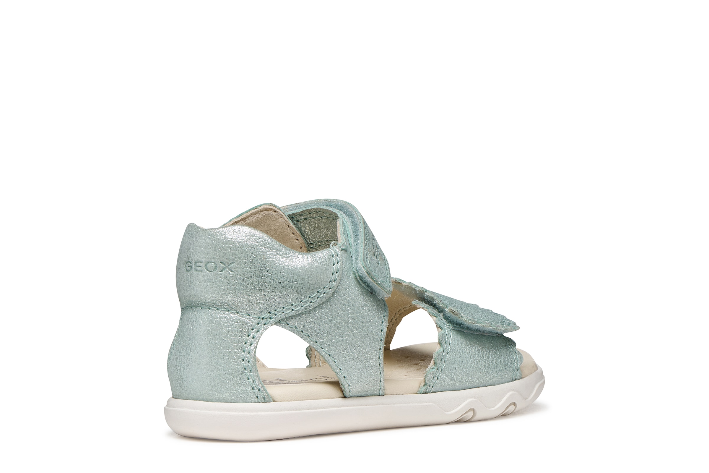 Geox Chaussures de marche »B SANDAL STEPPIEUP G«  chaussure bébé avec fermeture velcro, gabarit de taille à télécharger