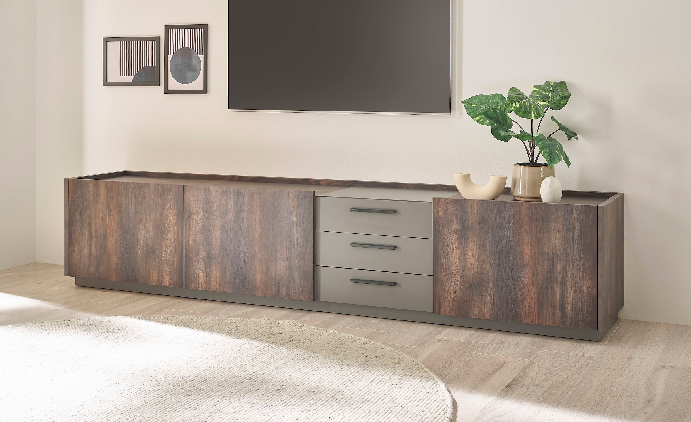 Image of Home affaire Lowboard "LARGO" mit Soft-Close-Funktion, Breite ca. 240 cm
