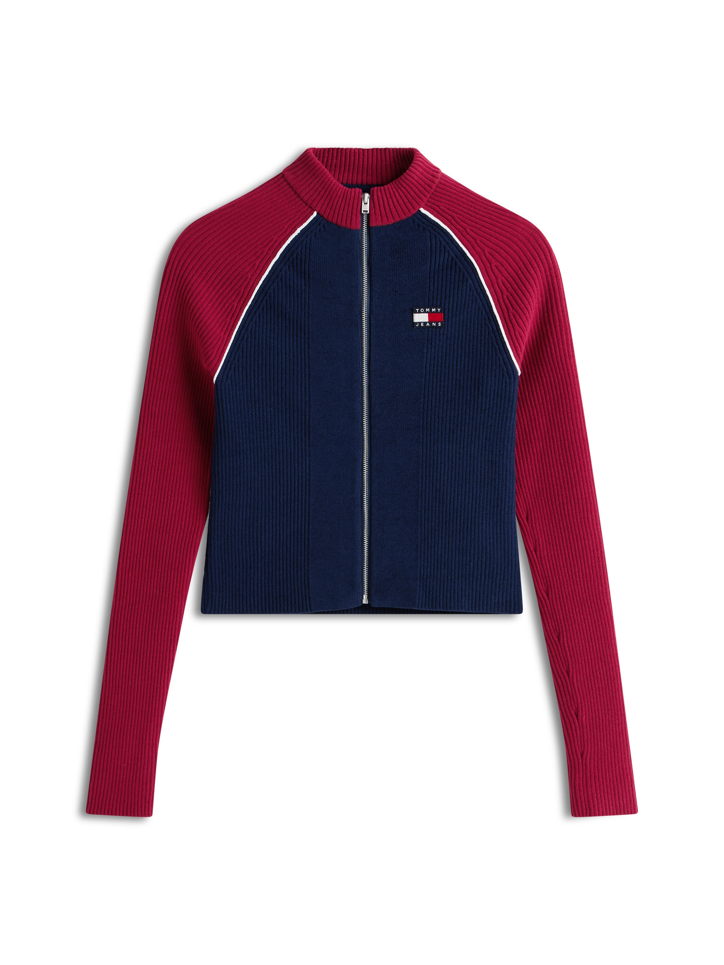 Tommy Jeans Strickjacke »TJW COLORBLOCK ZIP THRU CARDIGAN«