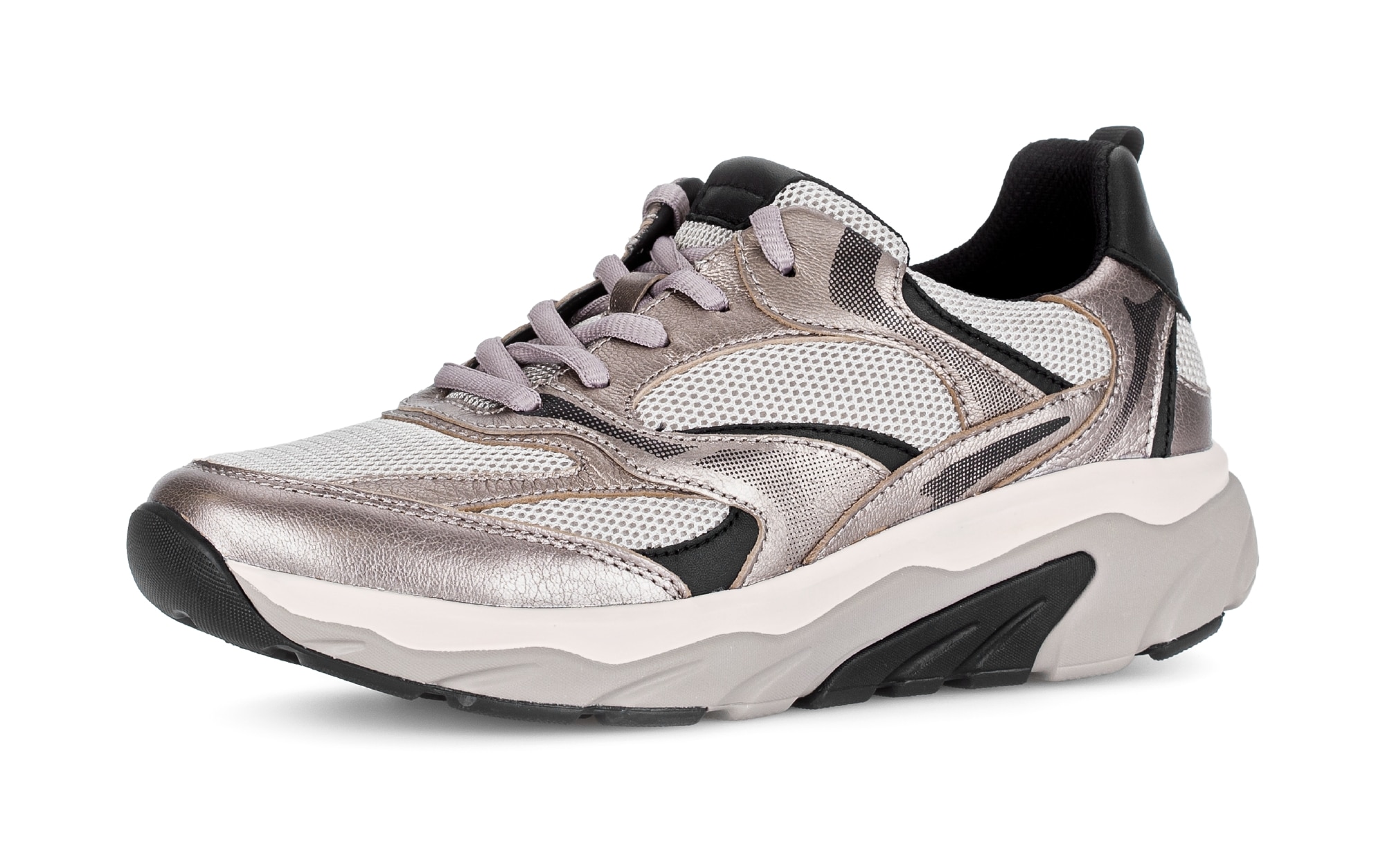rollingsoft Keilsneaker  , Freizeitschuh, Halbschuh, Schnürschuh mit herausnehmbarem Fussbett