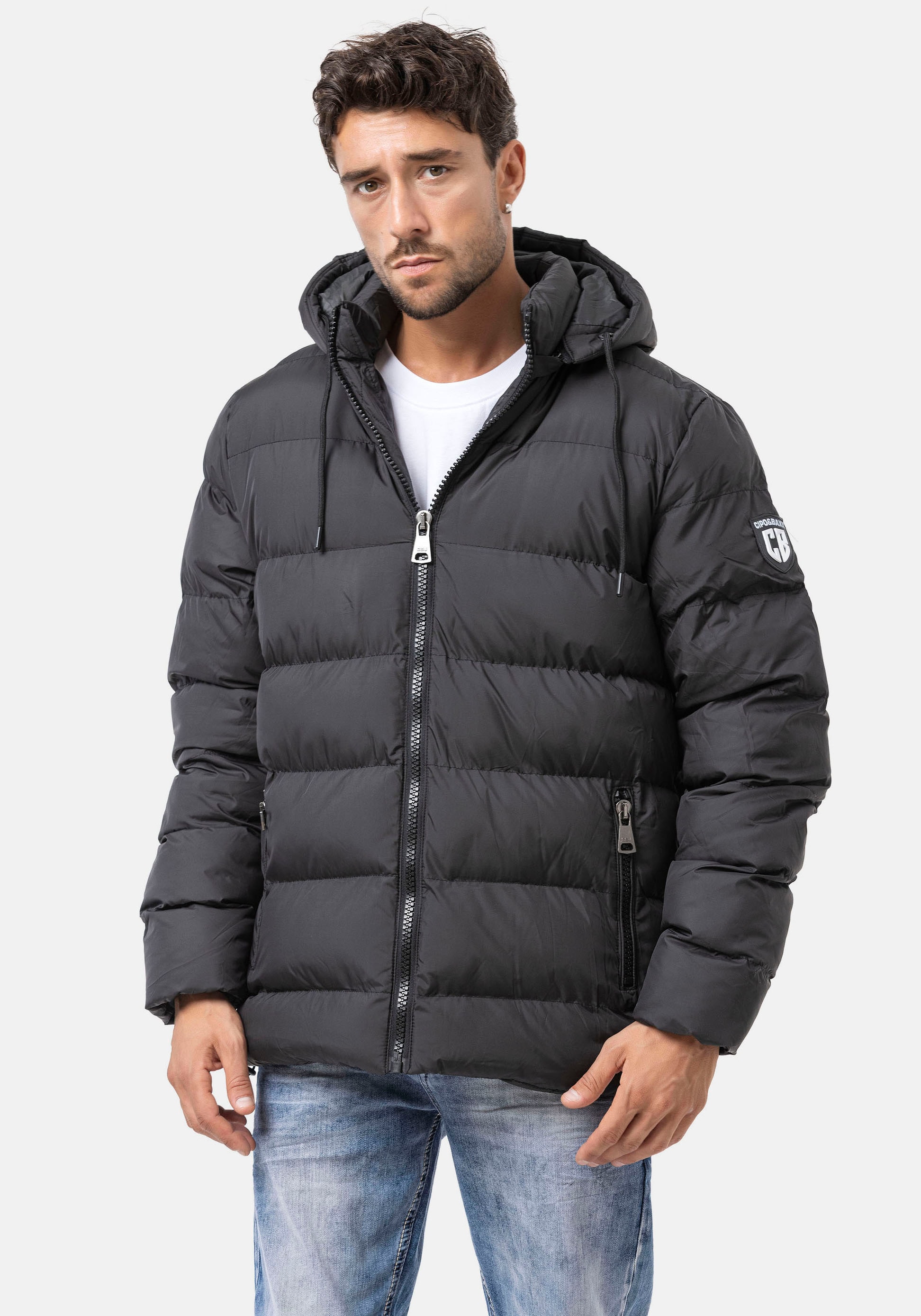 Cipo & Baxx Veste matelassée mit Kapuze