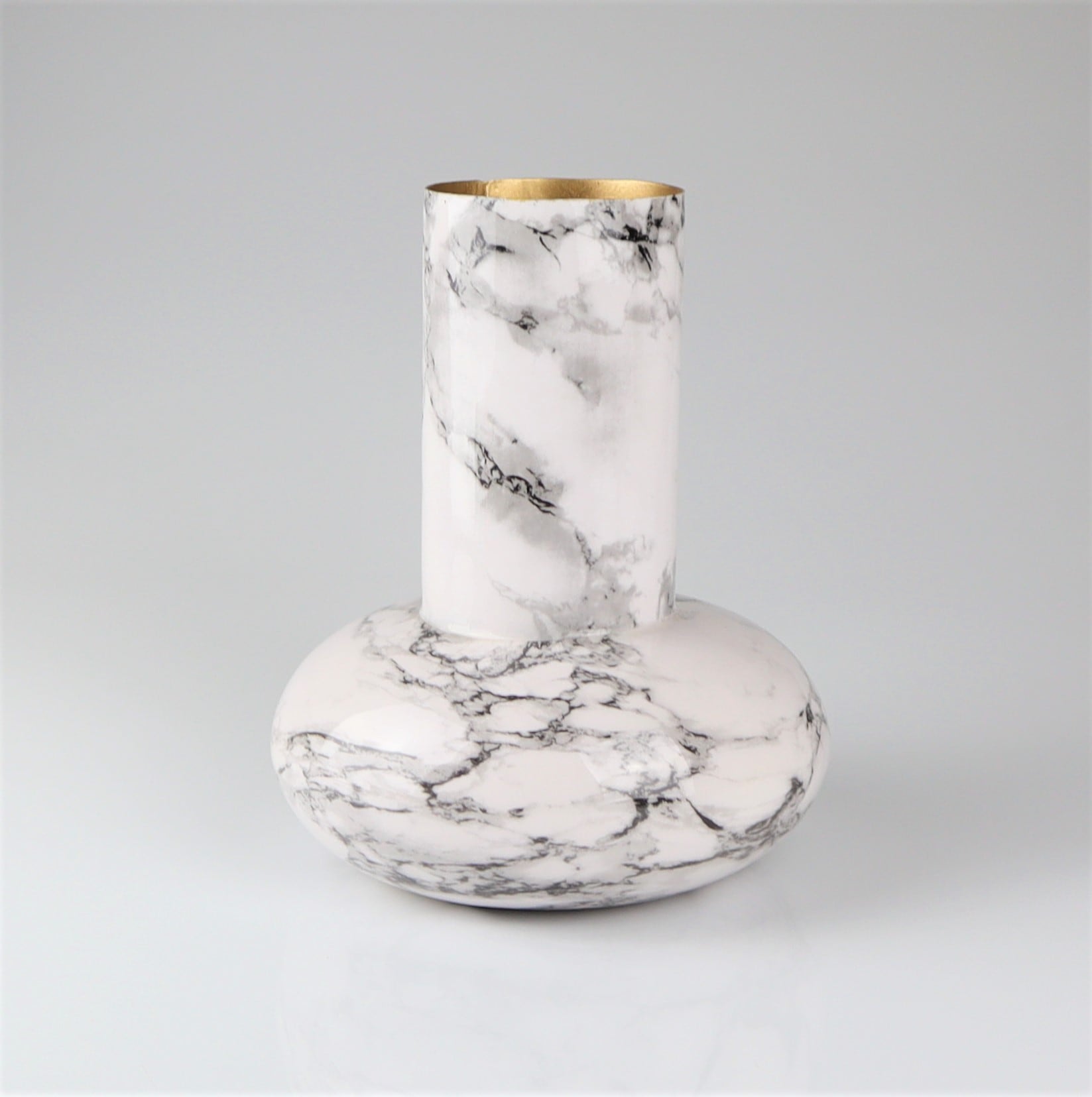 Image of AM Design Dekovase "aus Metall" BxH: 16x21 cm