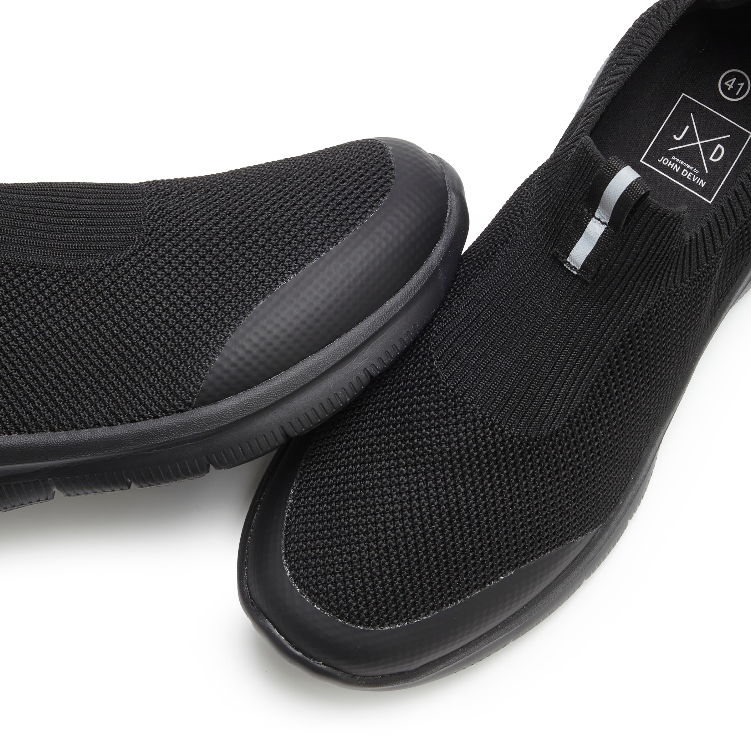 John Devin Sneaker »Slipper, Freizeitschuh, Textilschuhe, Stoffschuhe, Turnschuh«  Slip-On-Sneaker mit ultraleichter Sohle Unisex VEGAN