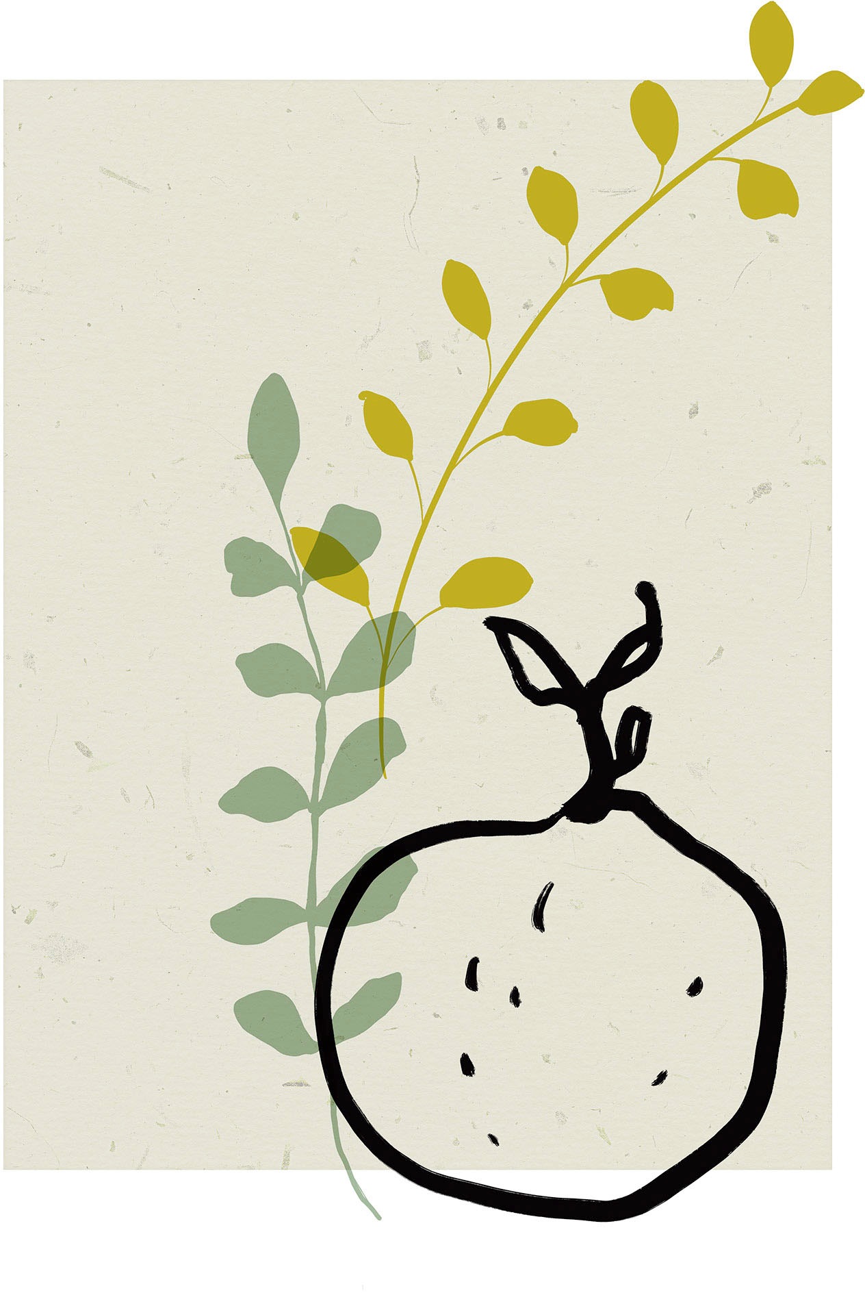 Image of Komar Wandbild »Fruit du paradis«, (1 St.), Deutsches Premium-Poster Fotopapier mit seidenmatter Oberfläche und hoher Lichtbeständigkeit. Für fotorealistische Drucke mit gestochen scharfen Details und hervorragender Farbbrillanz. bei Ackermann Versand Sch