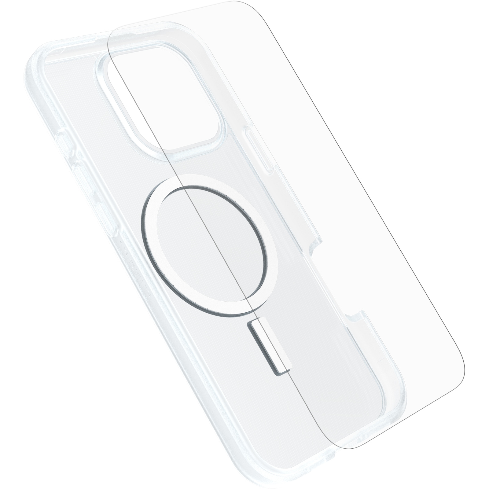 Otterbox Handyhülle »React + Glass für Apple iPhone 16 Pro Max«, iPhone 16, Backcover, Schutzhülle, Displayschutzglas, stossfest