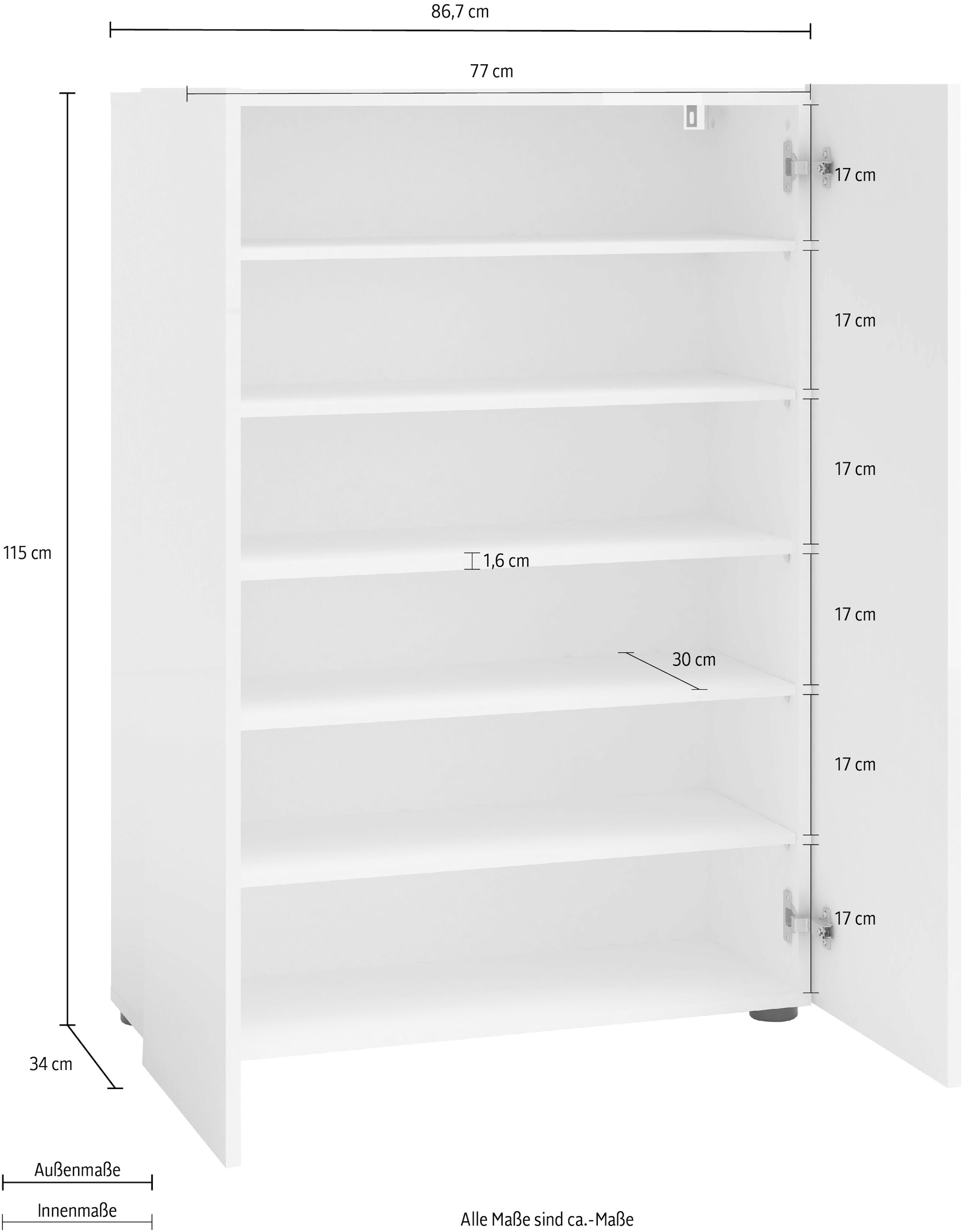 INOSIGN Schuhschrank »Kiss«