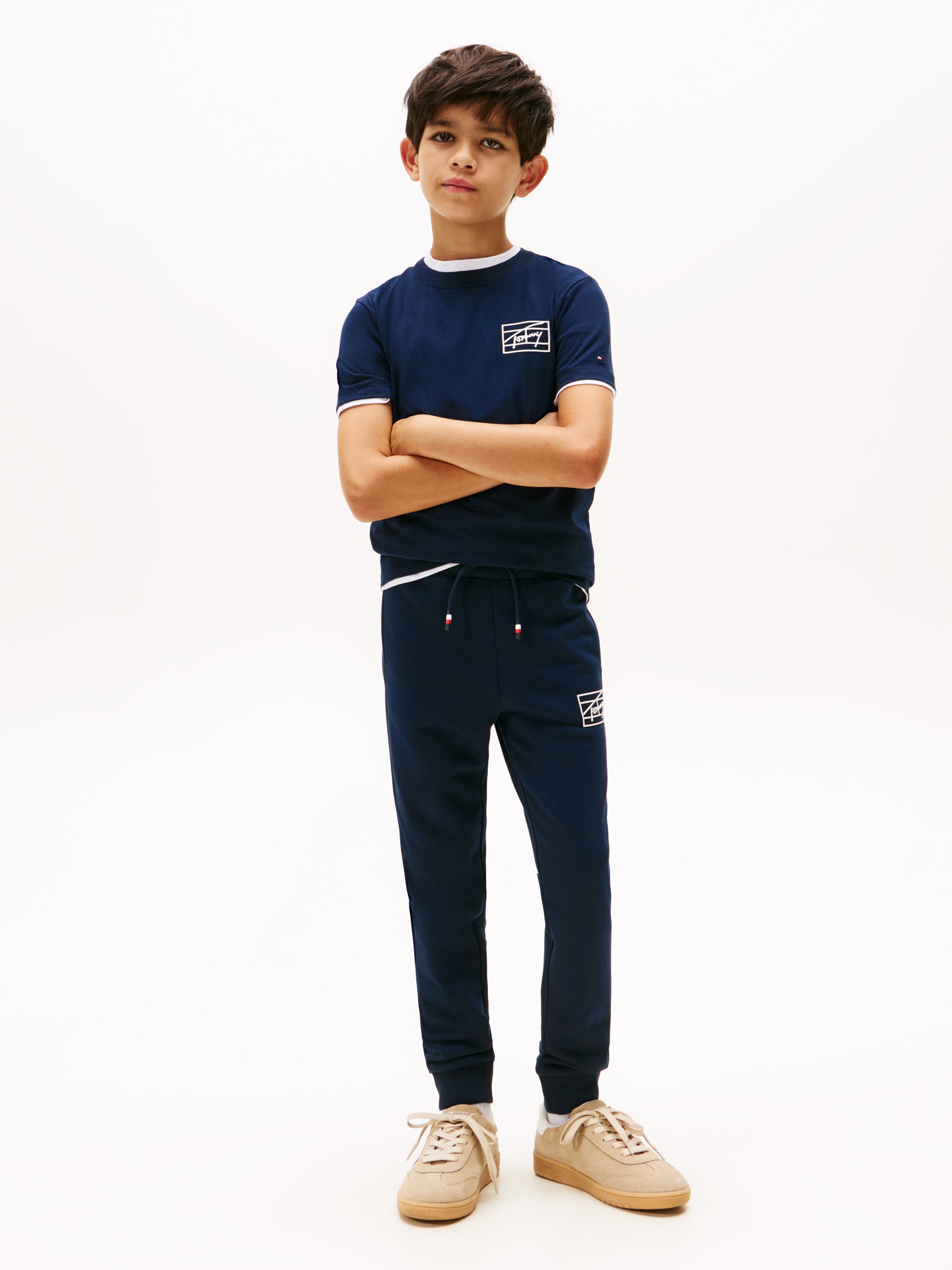 Tommy Hilfiger T-Shirt »VARSITY PRINT TEE SS«, Kinder bis 16 Jahre