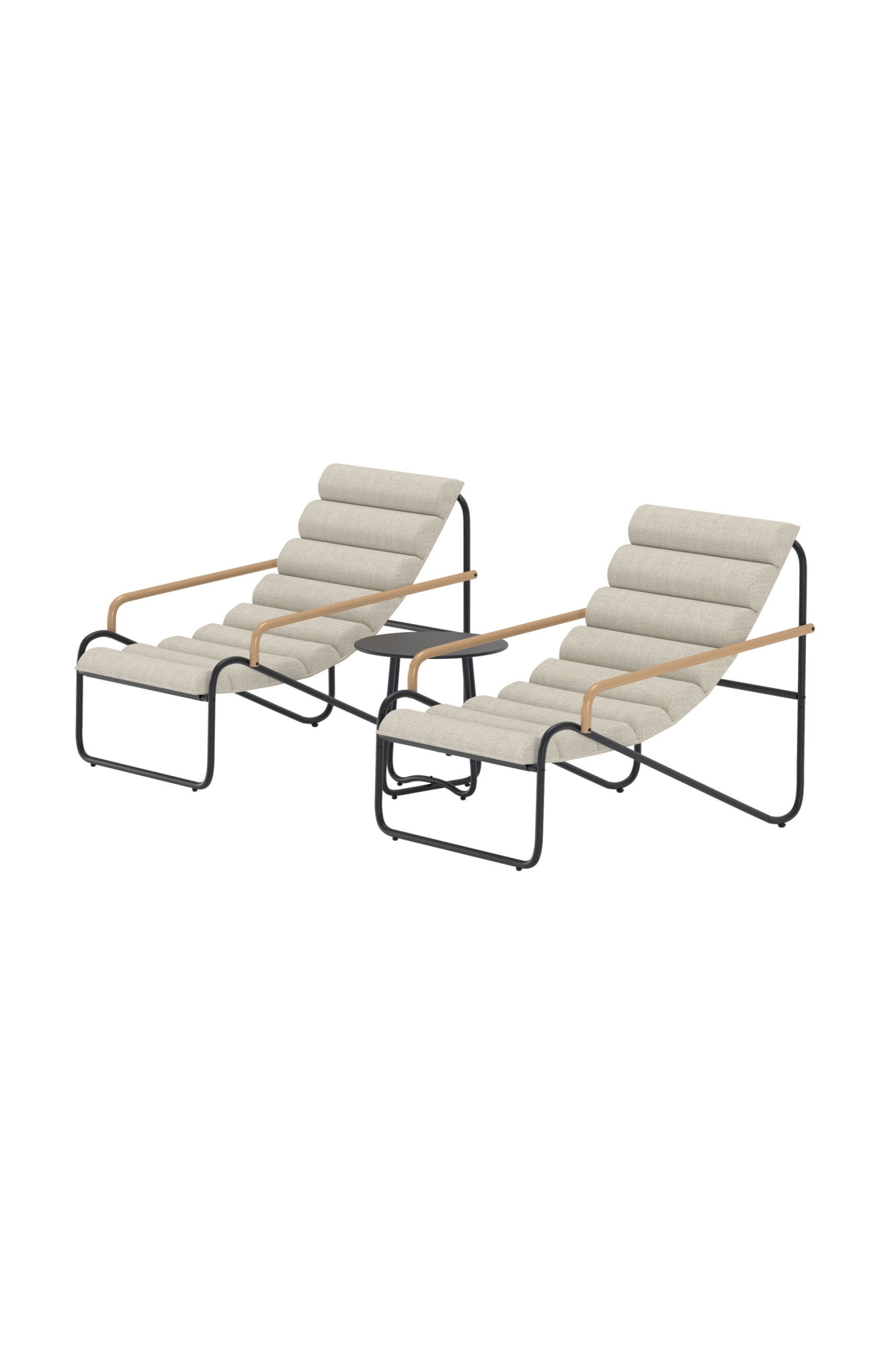 Venture Home Ensemble salon de jardin »Ithaka, grosszügiges Outdoor-Set für hohen Sitzkomfort« 3 tlg. mobilier lounge avec revêtement en tissu, agréable, doux