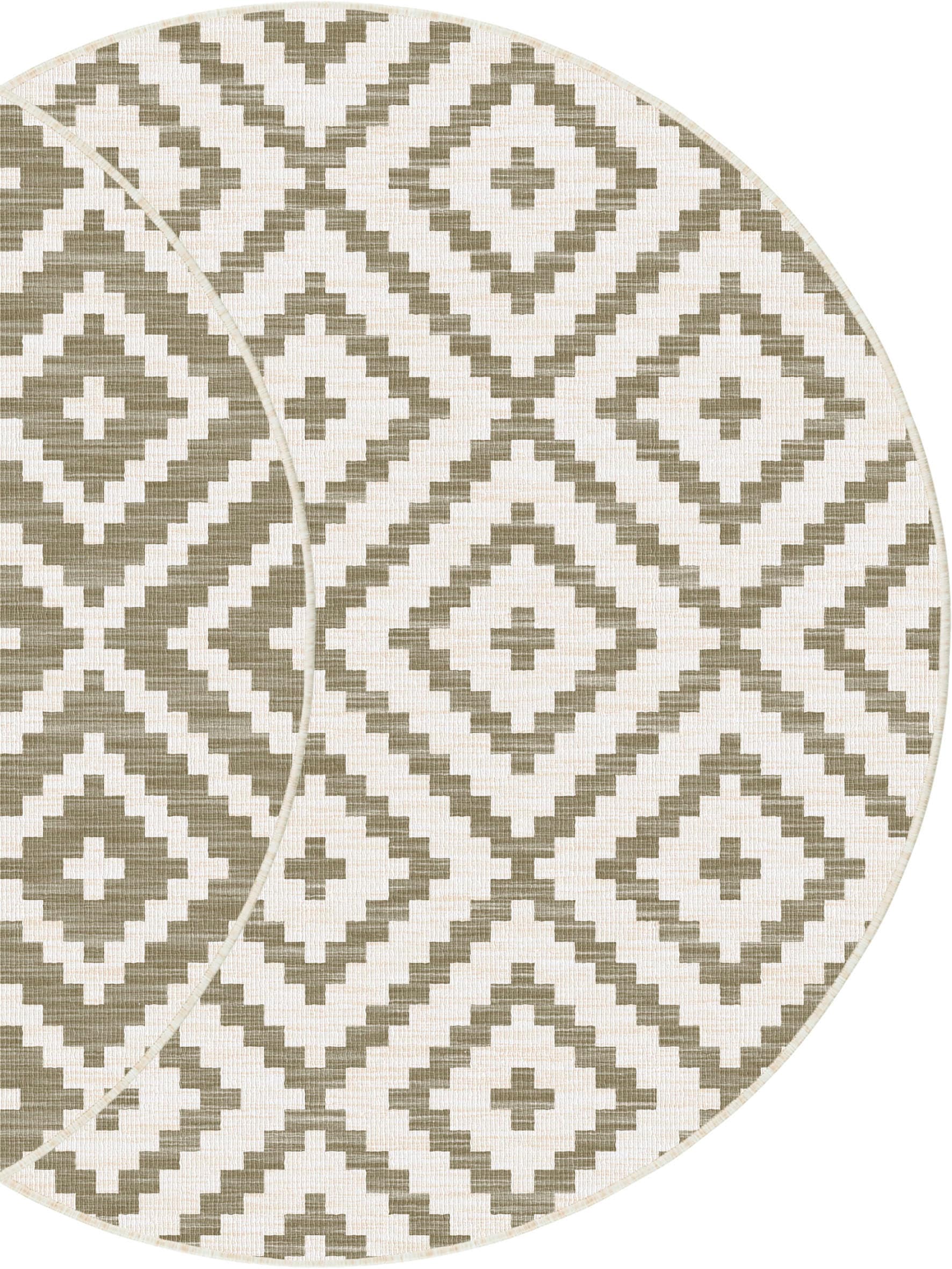my home Teppich »Ronda Wendeteppich«, rund, 5 mm Höhe, Sisal-Optik, Flachgewebe, In- und Outdoor, geometrisches Boho Design