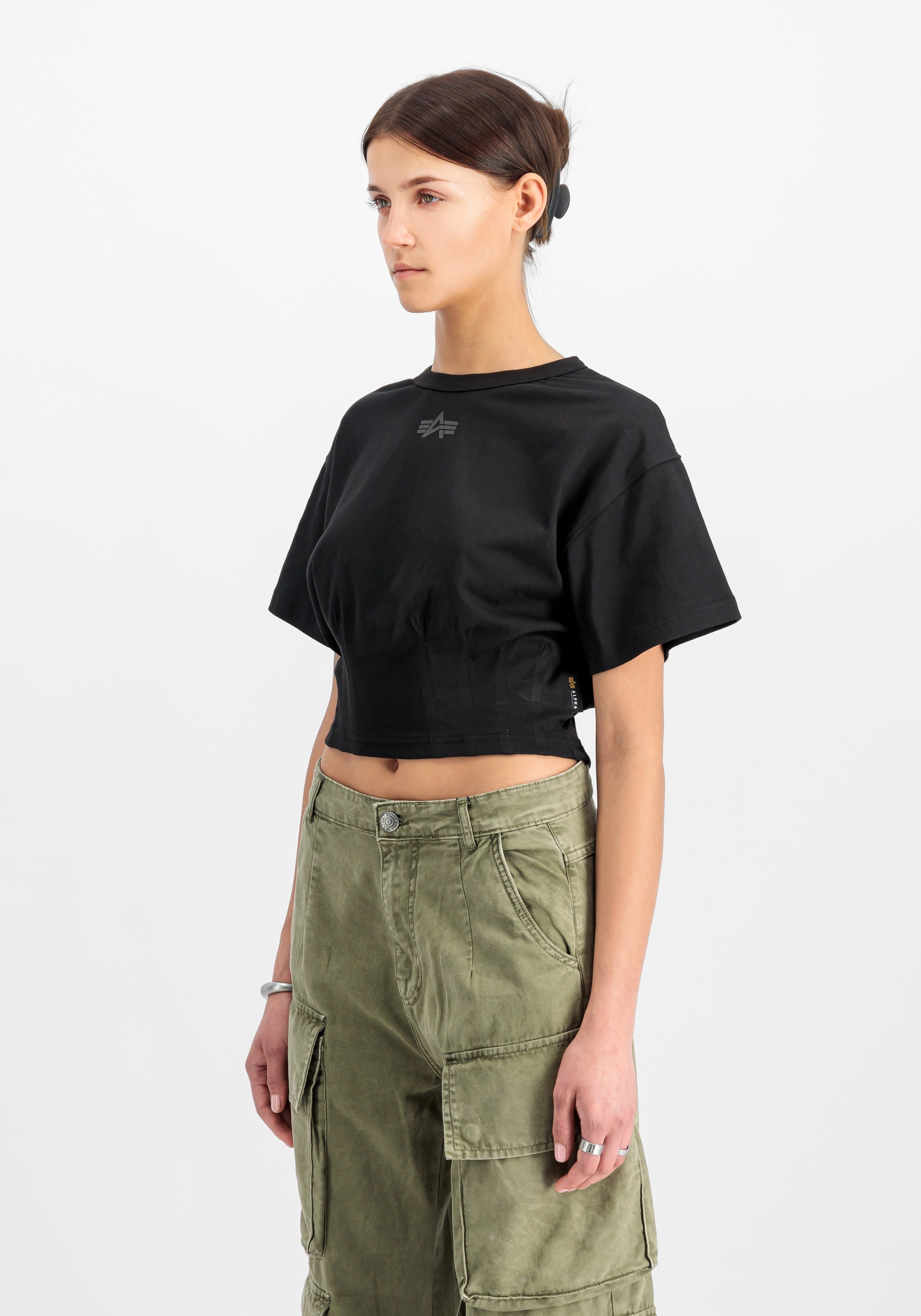 Image of Alpha Industries T-Shirt "Waisted T-Shirt W"