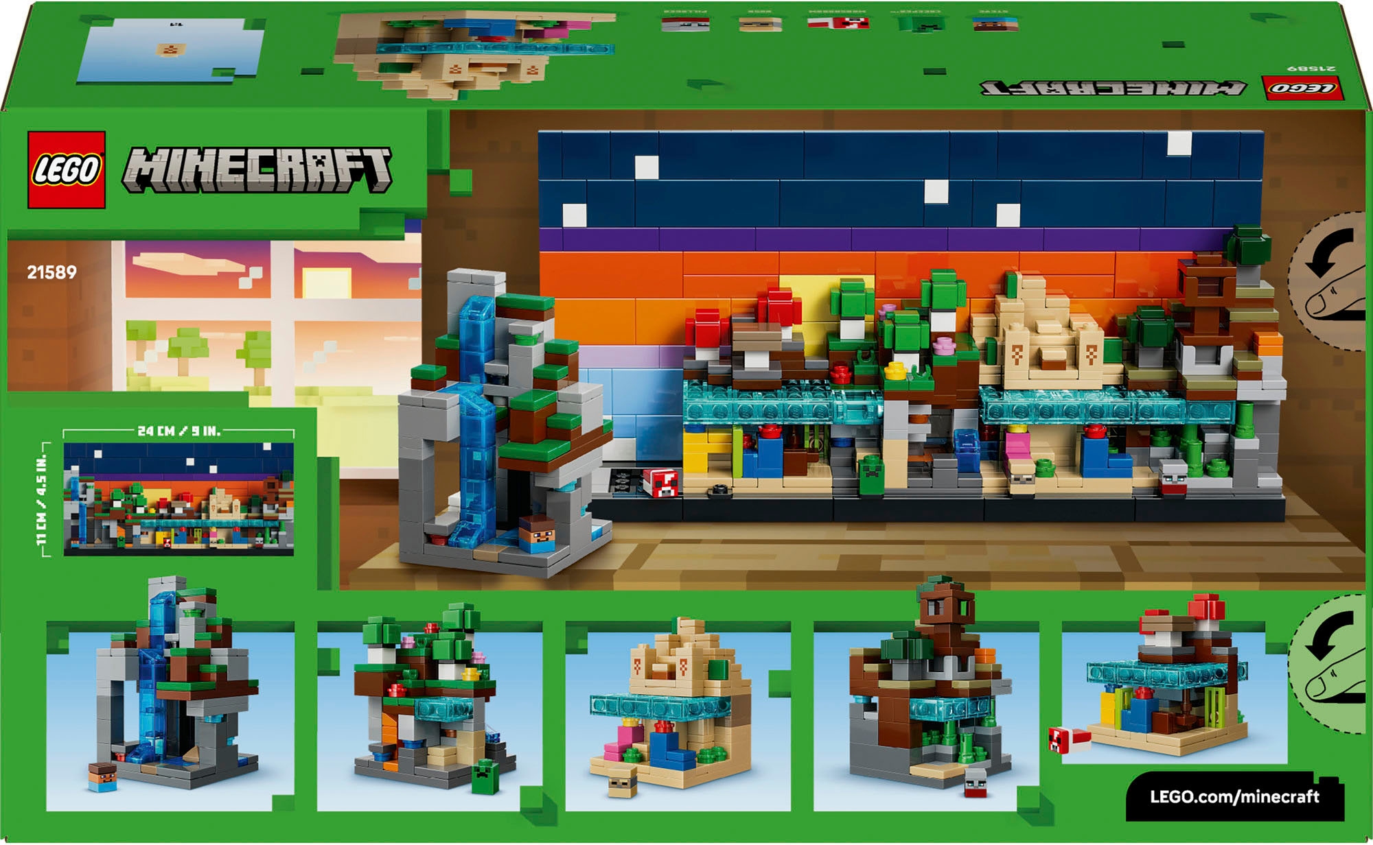 LEGO® Pions de construction »Mini-Biome (21589), LEGO Minecraft« Made in Europe