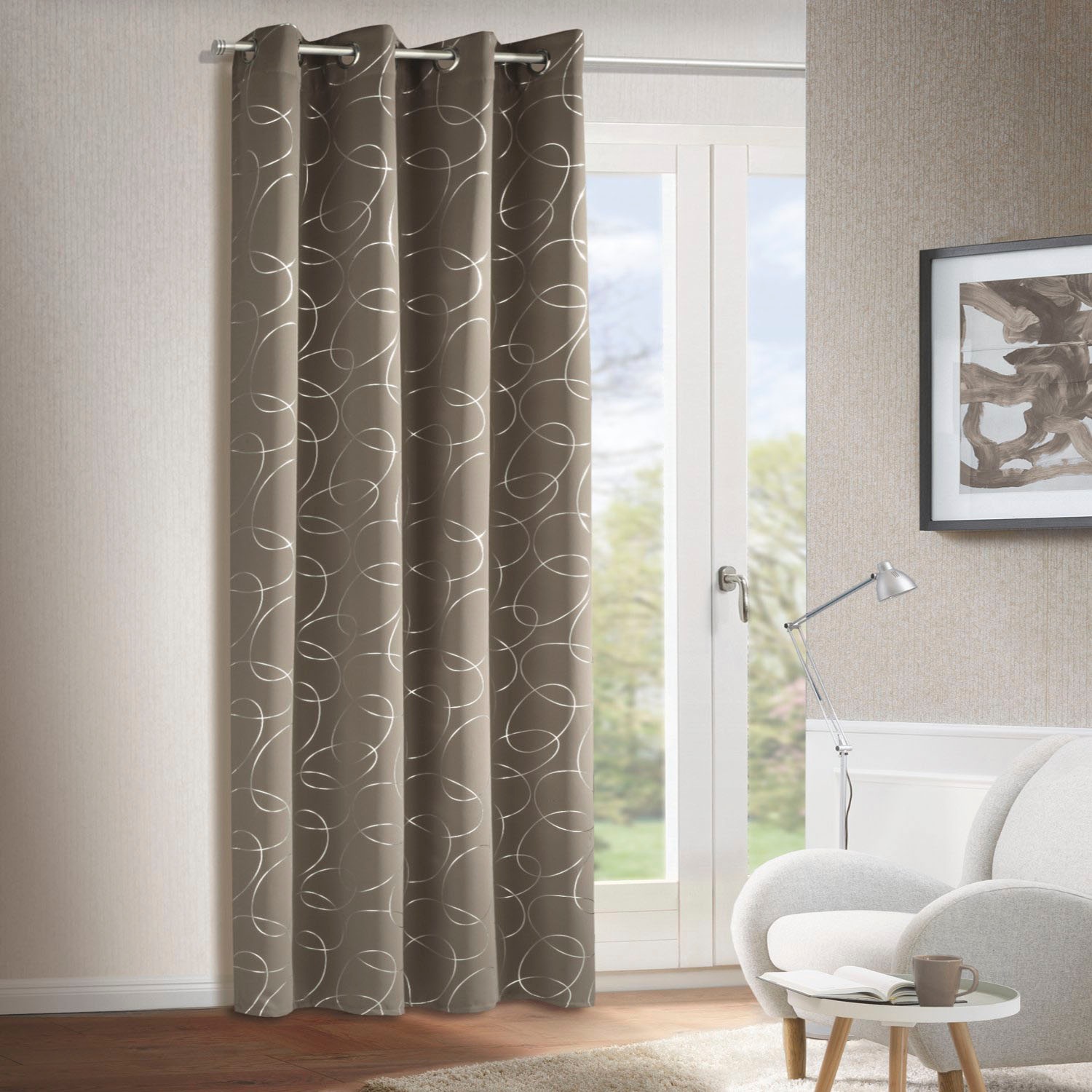 Image of WILLKOMMEN ZUHAUSE by ALBANI GROUP Vorhang »Calw«, (1 St.), HxB: 245x135, Ösenschal bei Ackermann Versand Schweiz