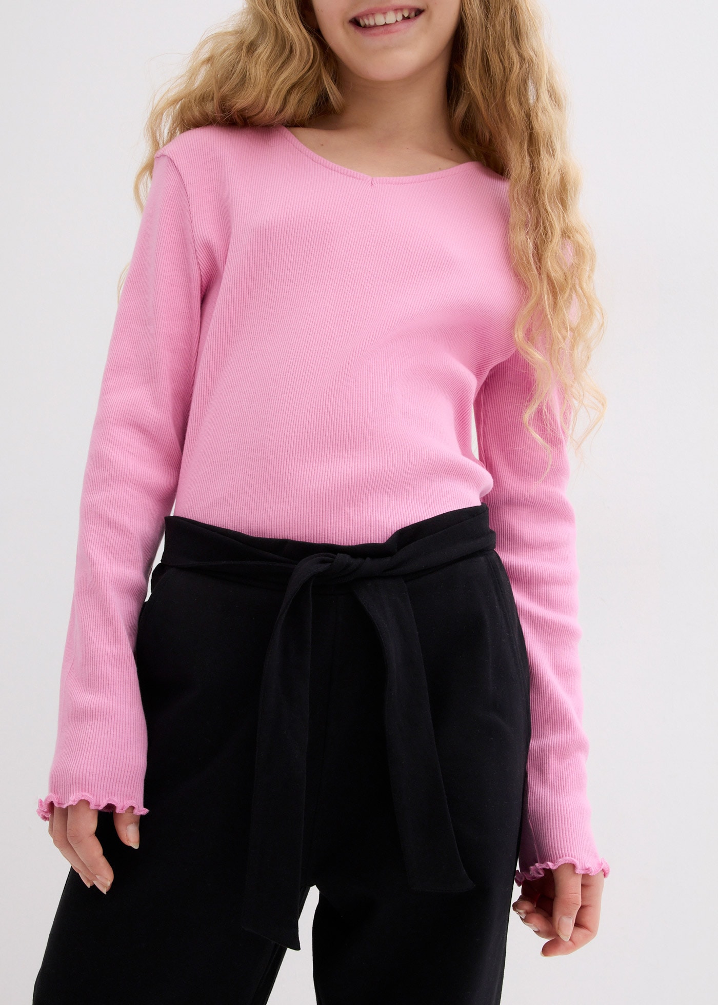 bonprix Jupe-culotte  aus Jersey, mit Elastikbund, weite Beine, Regular Fit