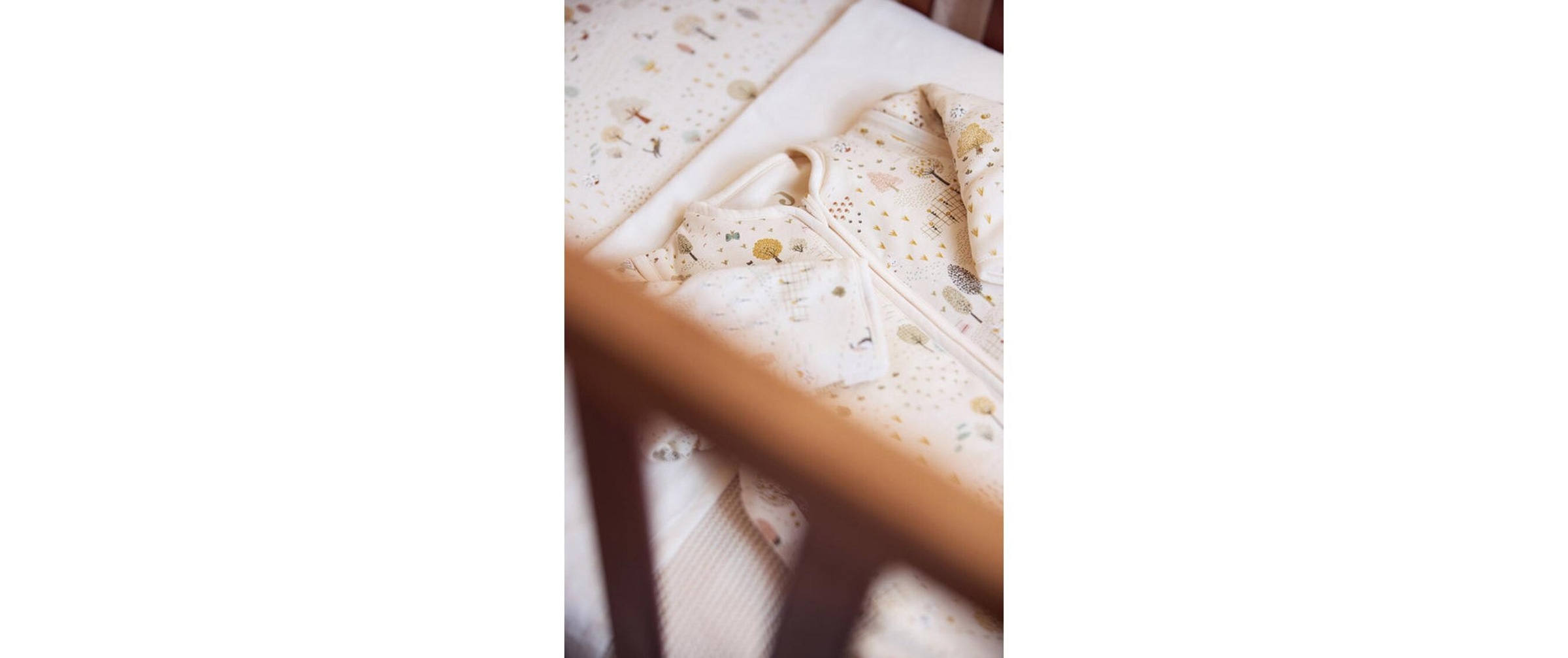 Jollein Babyschlafsack »Tiny Park 90 cm« Gefütterter Schlafsack mit abnehmbaren Ärmeln