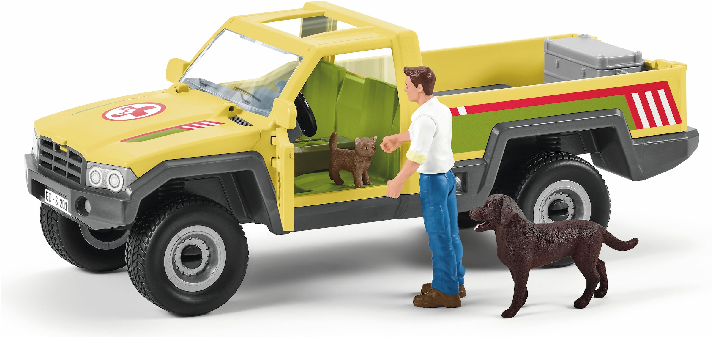 Schleich® Personnage de jeu »FARM WORLD, Tierarztbesuch auf dem Bauernhof (42503)«